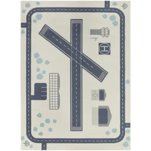 Mod-Tod Fun Play Kids Activity Airport Area Rug