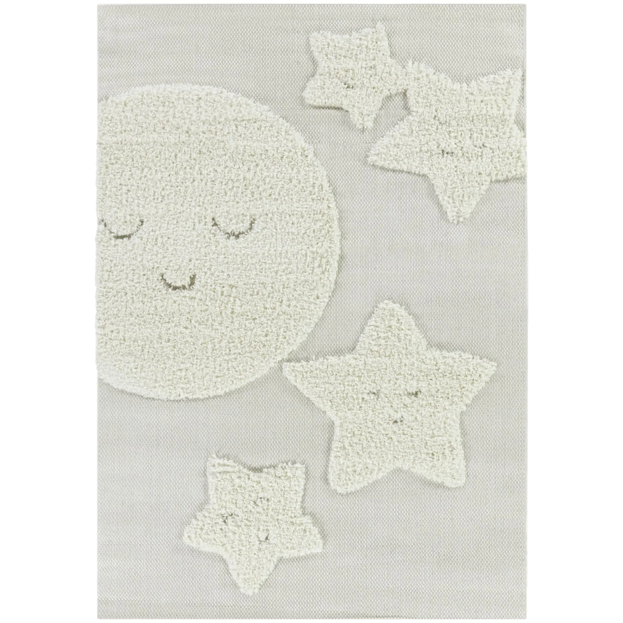 Mod-Tod Goodnight Kids Star Indoor/Outdoor Area Rug - 3'11 x 5'7