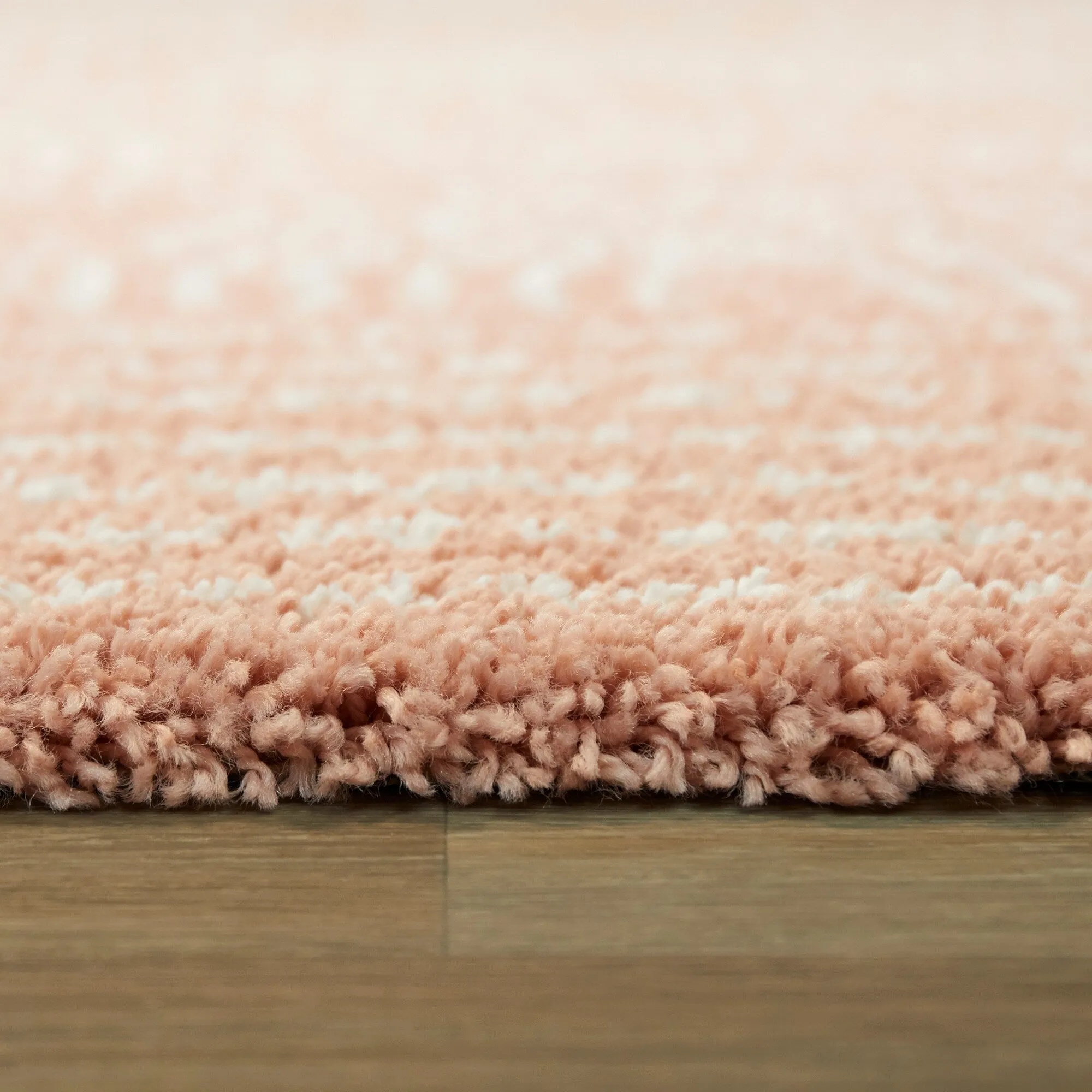 Mod-Tod Hailey Kids Rainbow Print Shag Berber Area Rug