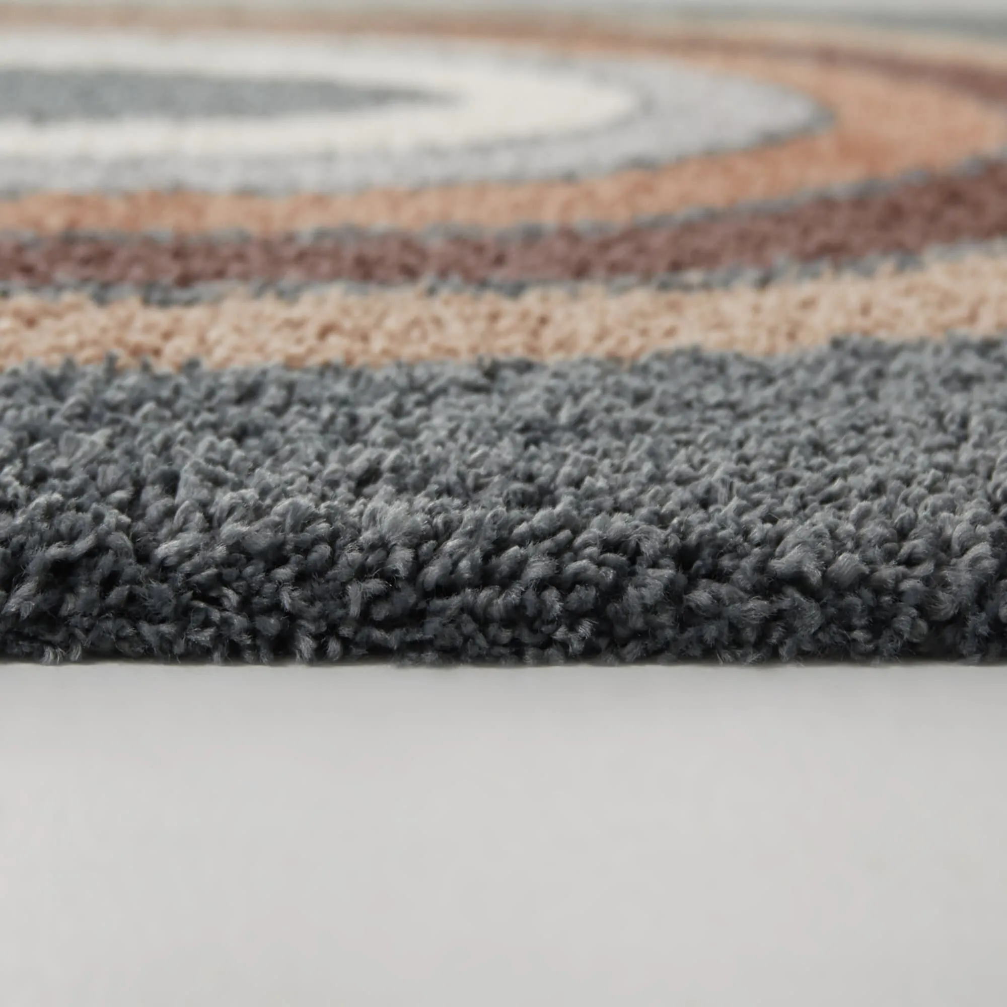 Mod-Tod Kristina Kids Rainbow Shag Area Rug
