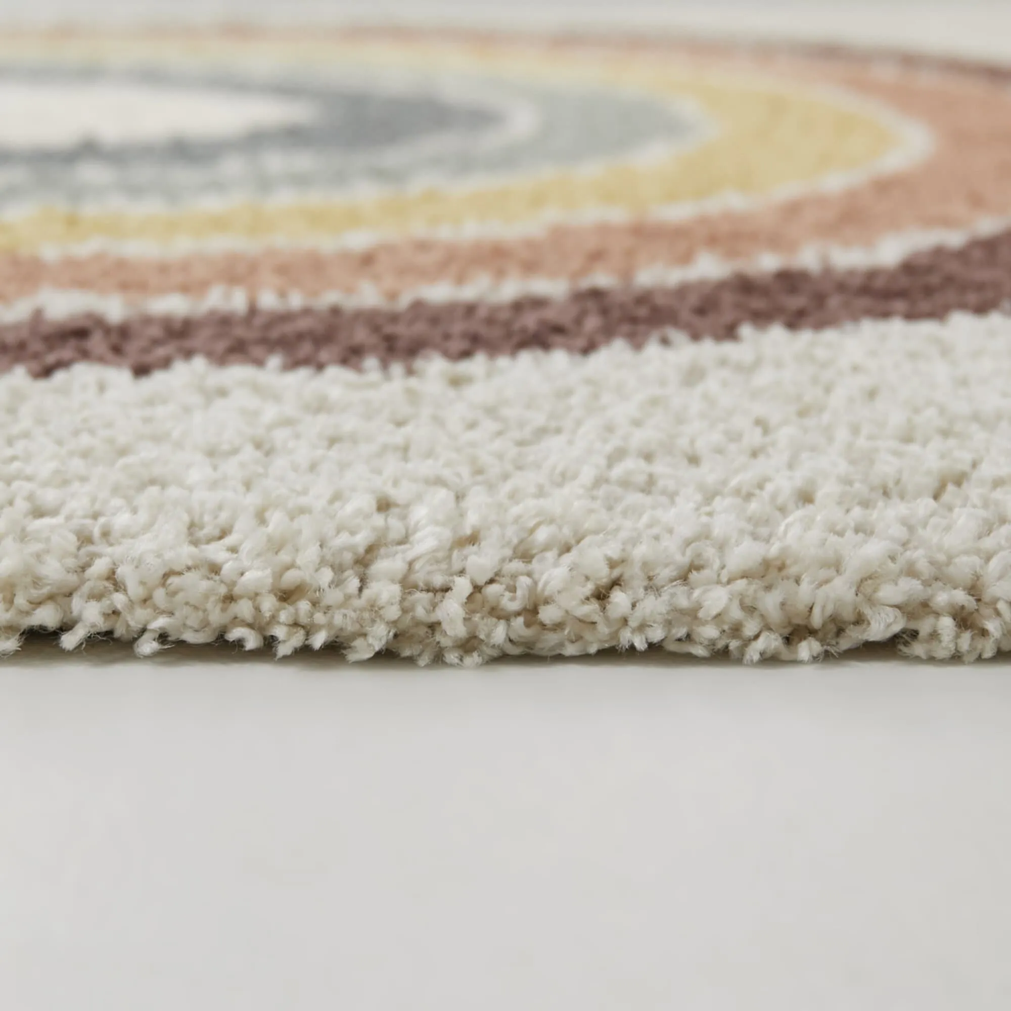 Mod-Tod Kristina Kids Rainbow Shag Area Rug