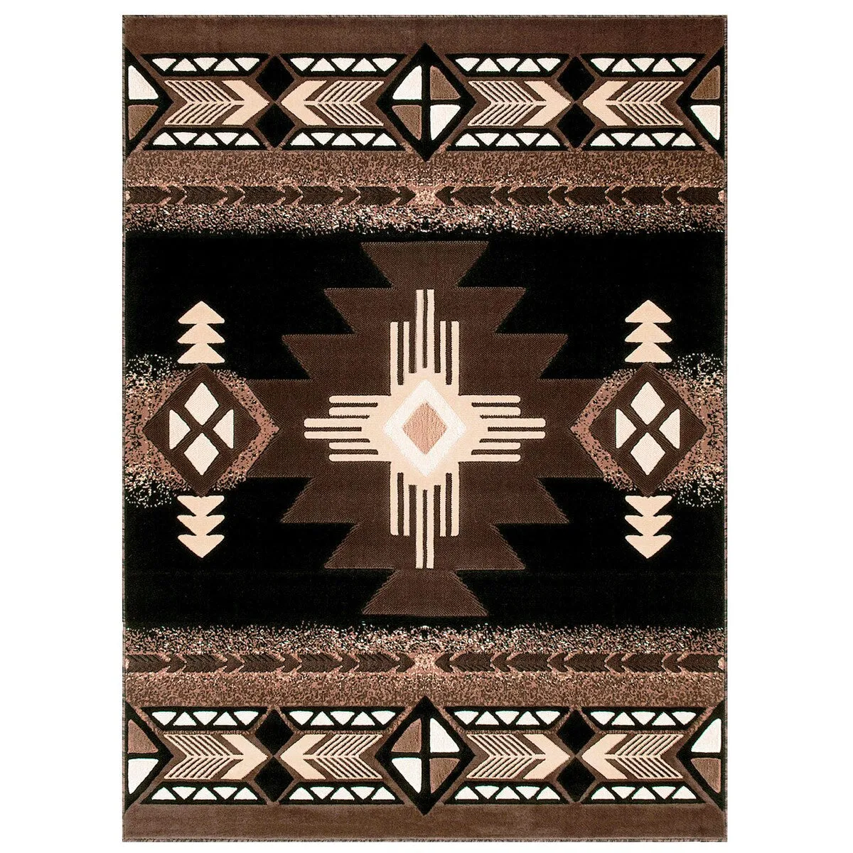 Modern Contemporary Southwestern/Native American Style Area Rug - Stylish Decor for Any Space