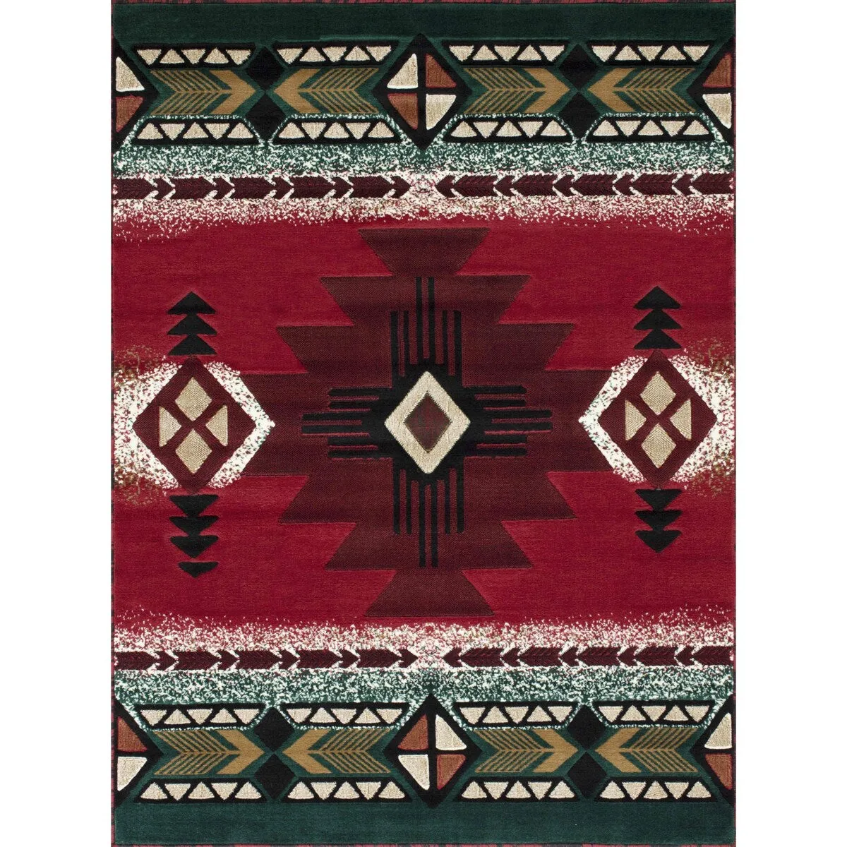 Modern Contemporary Southwestern/Native American Style Area Rug - Stylish Decor for Any Space