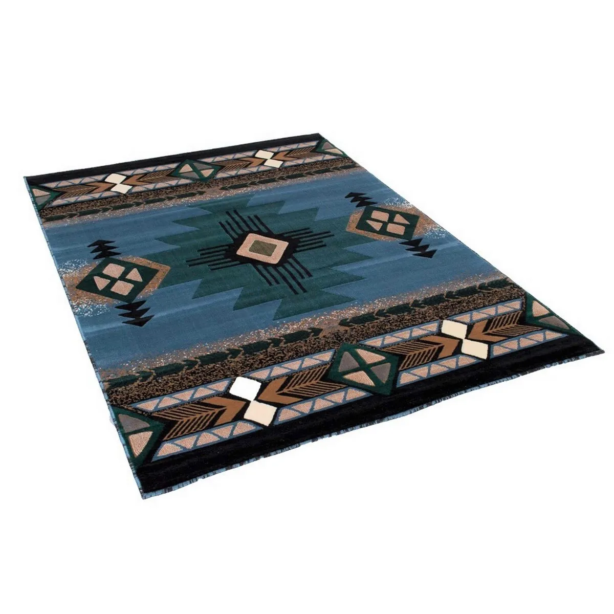 Modern Contemporary Southwestern/Native American Style Area Rug - Stylish Decor for Any Space