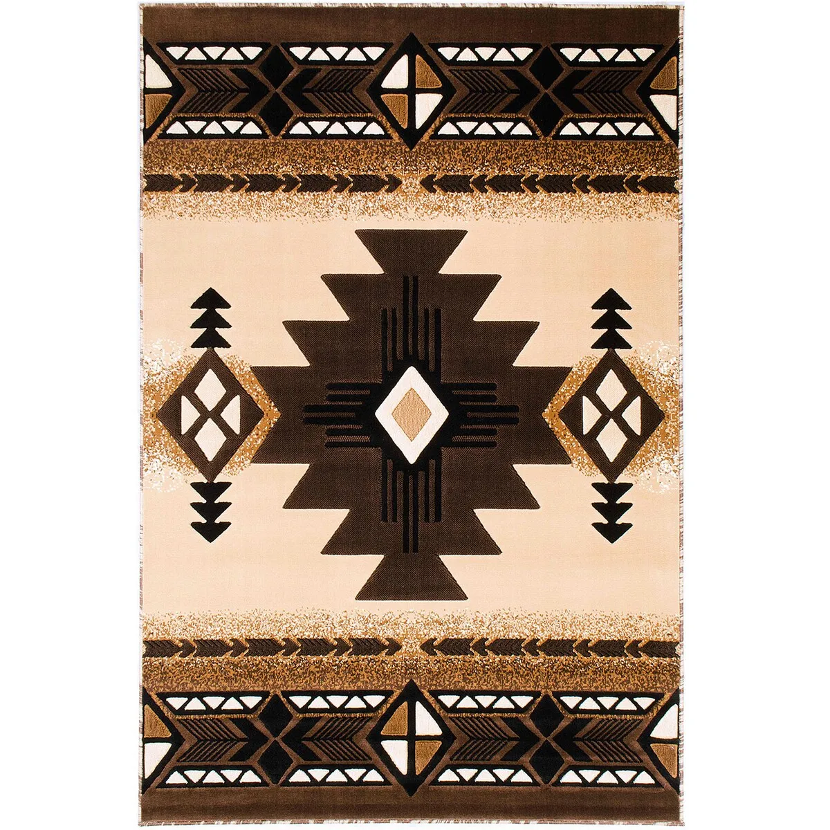 Modern Contemporary Southwestern/Native American Style Area Rug - Stylish Decor for Any Space