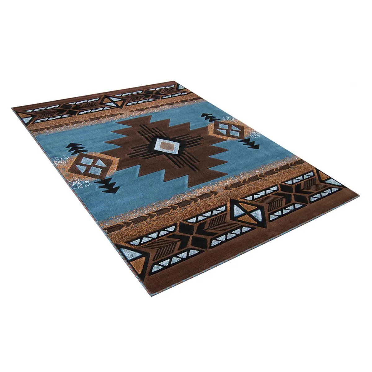 Modern Contemporary Southwestern/Native American Style Area Rug - Stylish Decor for Any Space