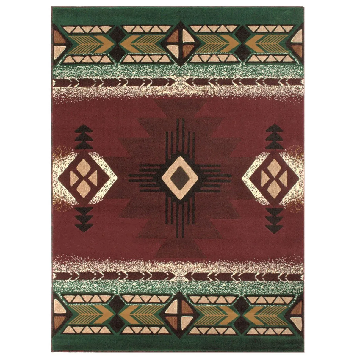Modern Contemporary Southwestern/Native American Style Area Rug - Stylish Decor for Any Space