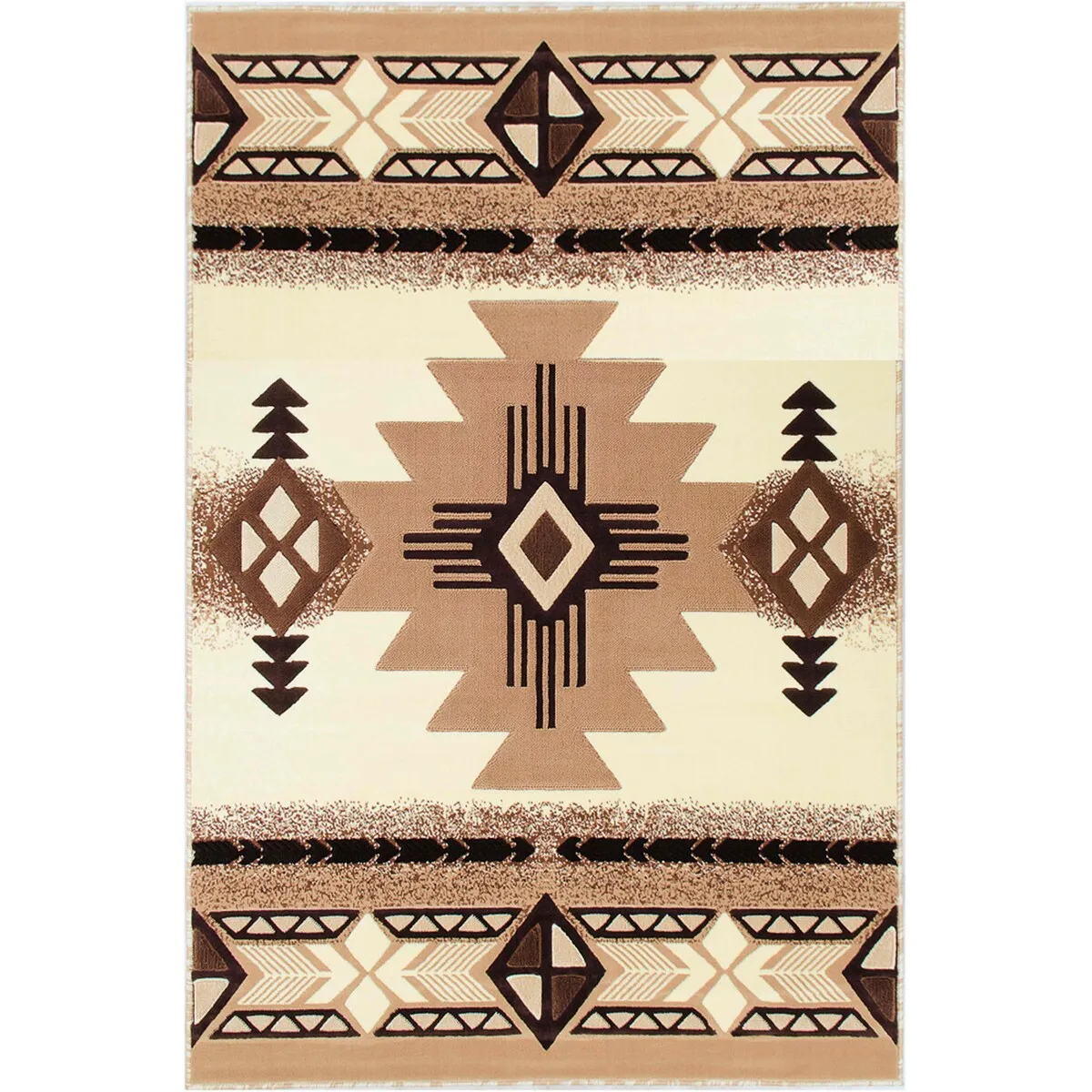 Modern Contemporary Southwestern/Native American Style Area Rug - Stylish Decor for Any Space