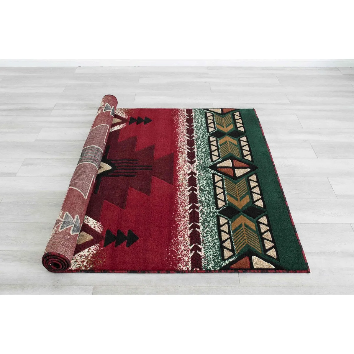 Modern Contemporary Southwestern/Native American Style Area Rug - Stylish Decor for Any Space