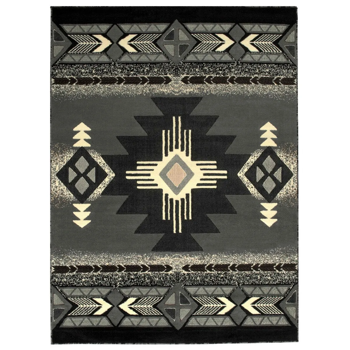 Modern Contemporary Southwestern/Native American Style Area Rug - Stylish Decor for Any Space