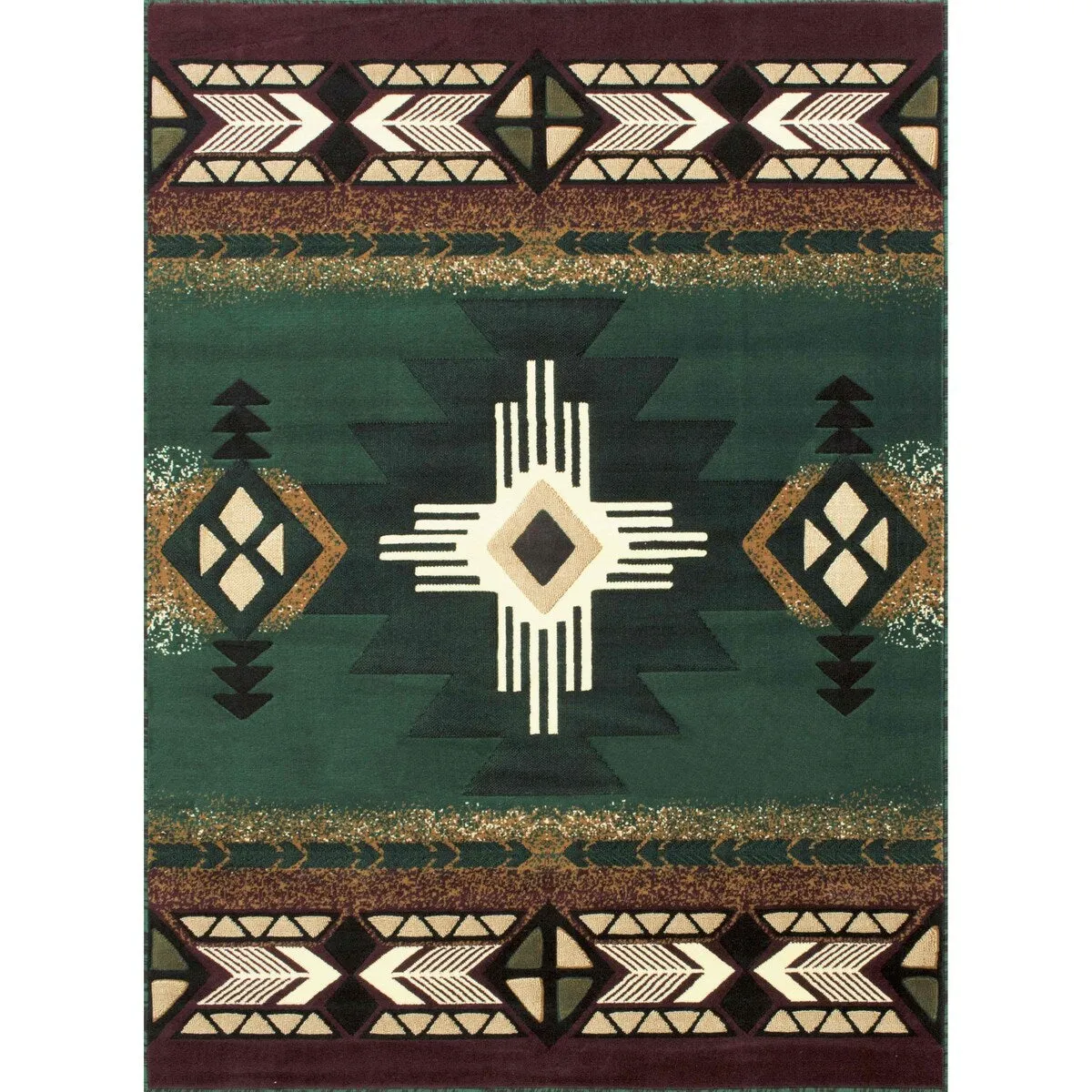 Modern Contemporary Southwestern/Native American Style Area Rug - Stylish Decor for Any Space