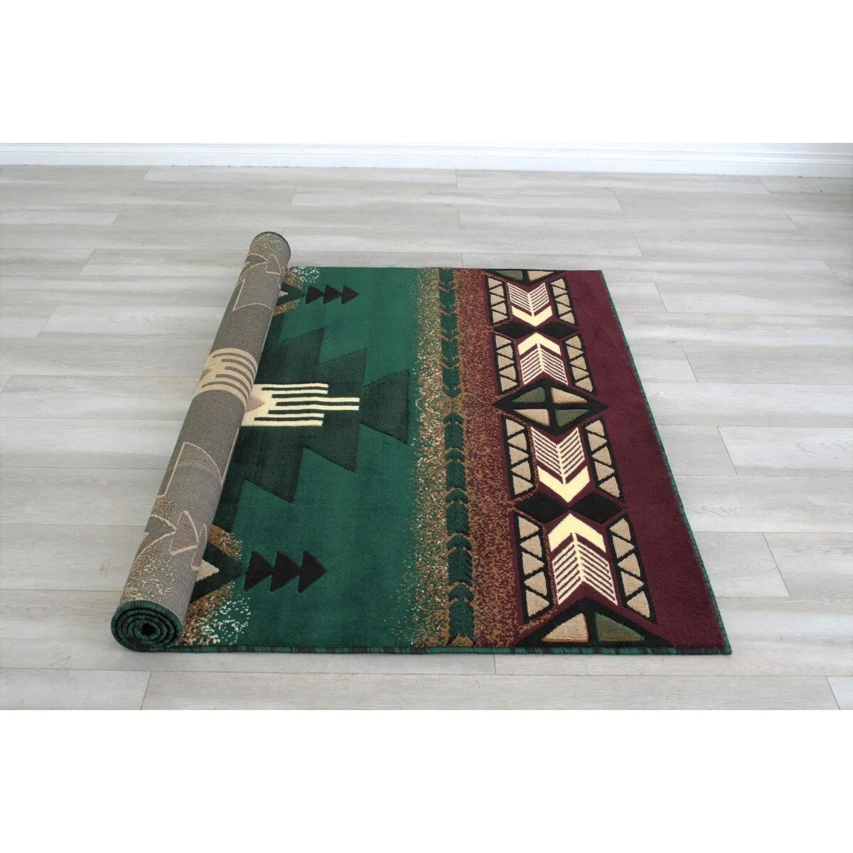 Modern Contemporary Southwestern/Native American Style Area Rug - Stylish Decor for Any Space