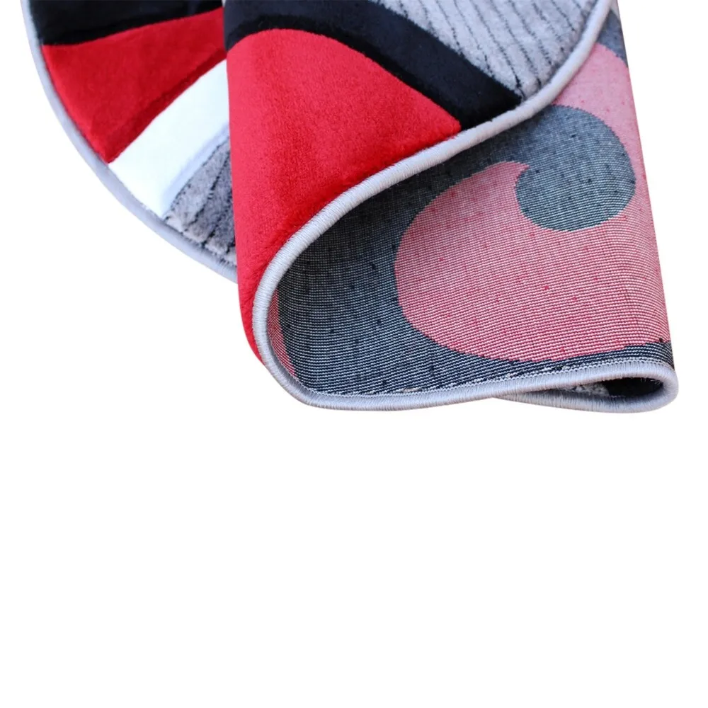 Modern High-Low Sculpted Swirl Design Abstract Area Rug