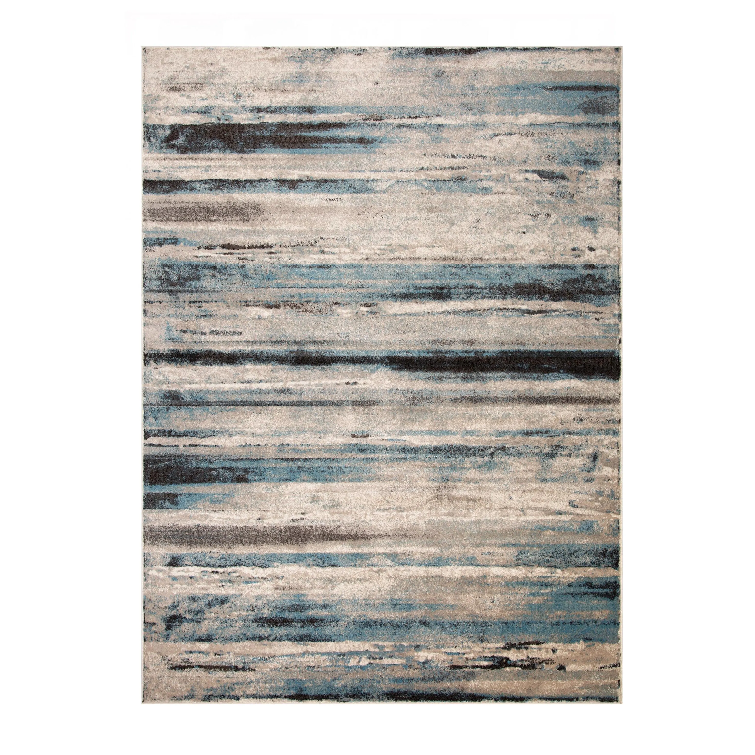 Modern Lines Abstract Striped Indoor Runner or Area Rug by Superior