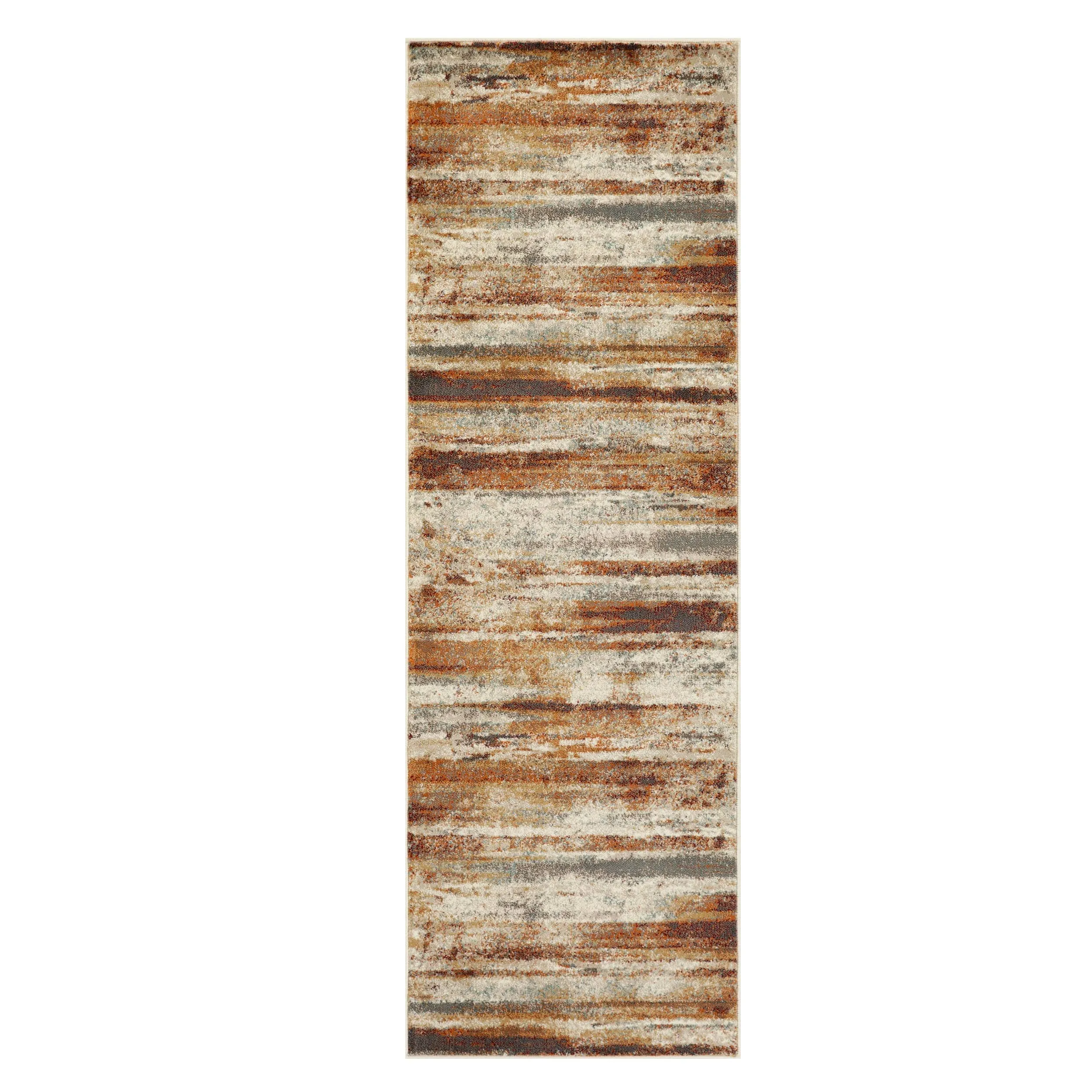 Modern Lines Abstract Striped Indoor Runner or Area Rug by Superior