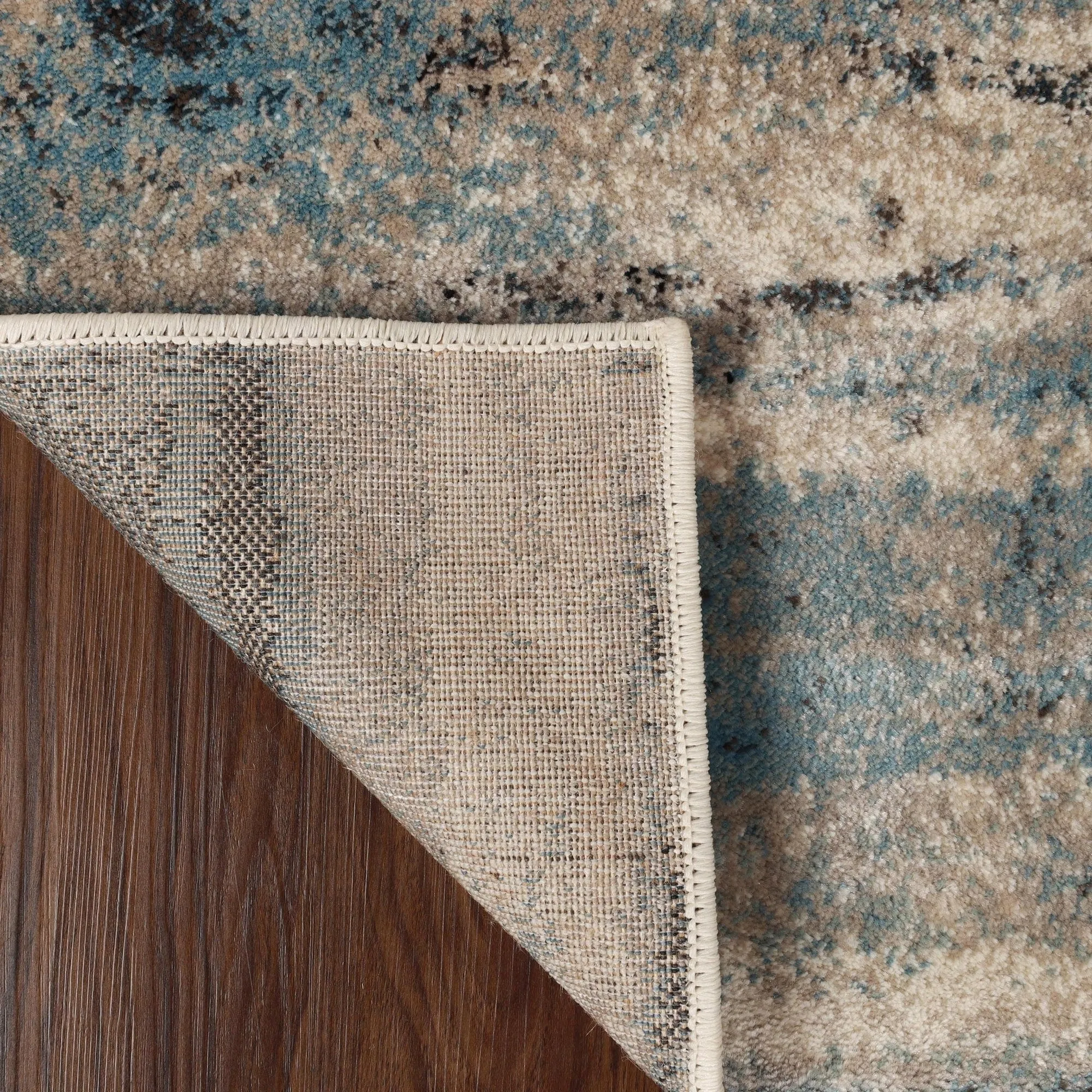 Modern Lines Abstract Striped Indoor Runner or Area Rug by Superior