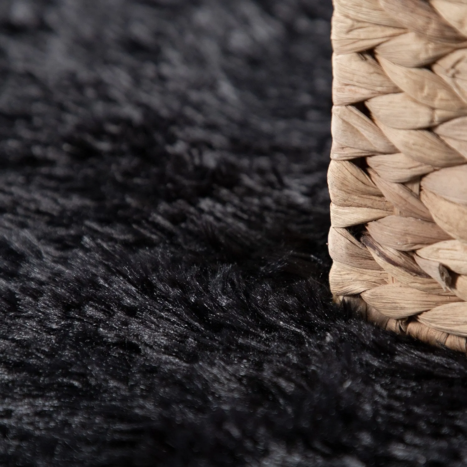 Modern Shag Rug Soft & Fluffy In Solid Colors