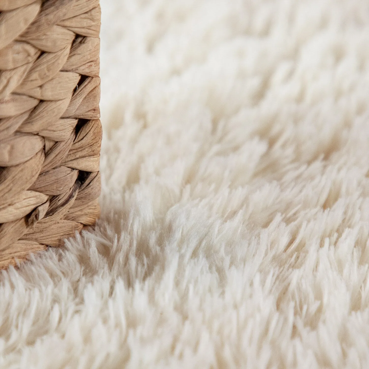 Modern Shag Rug Soft & Fluffy In Solid Colors