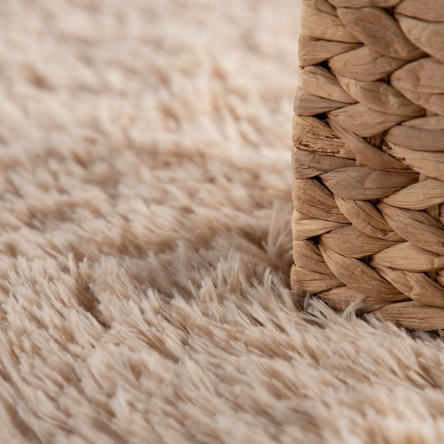 Modern Shag Rug Soft & Fluffy In Solid Colors