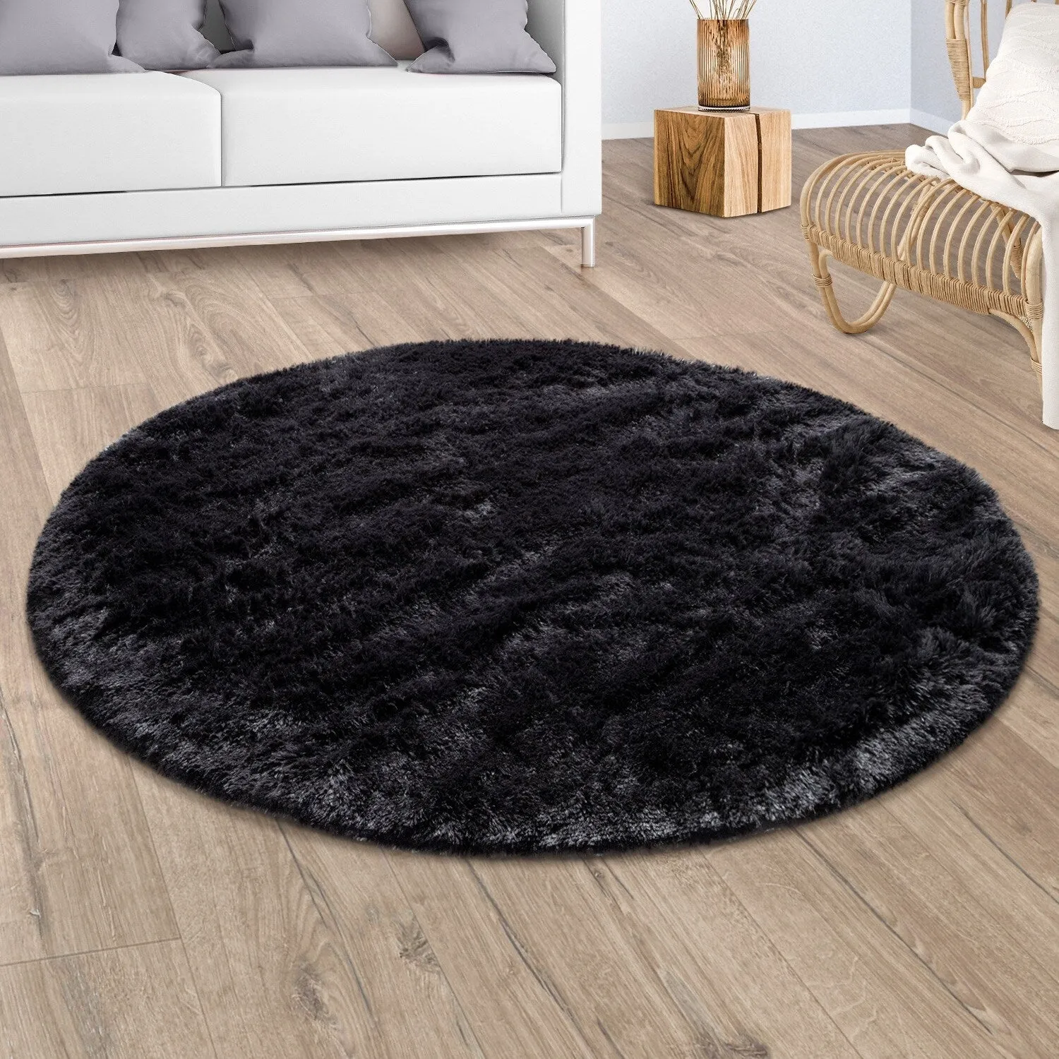 Modern Shag Rug Soft & Fluffy In Solid Colors