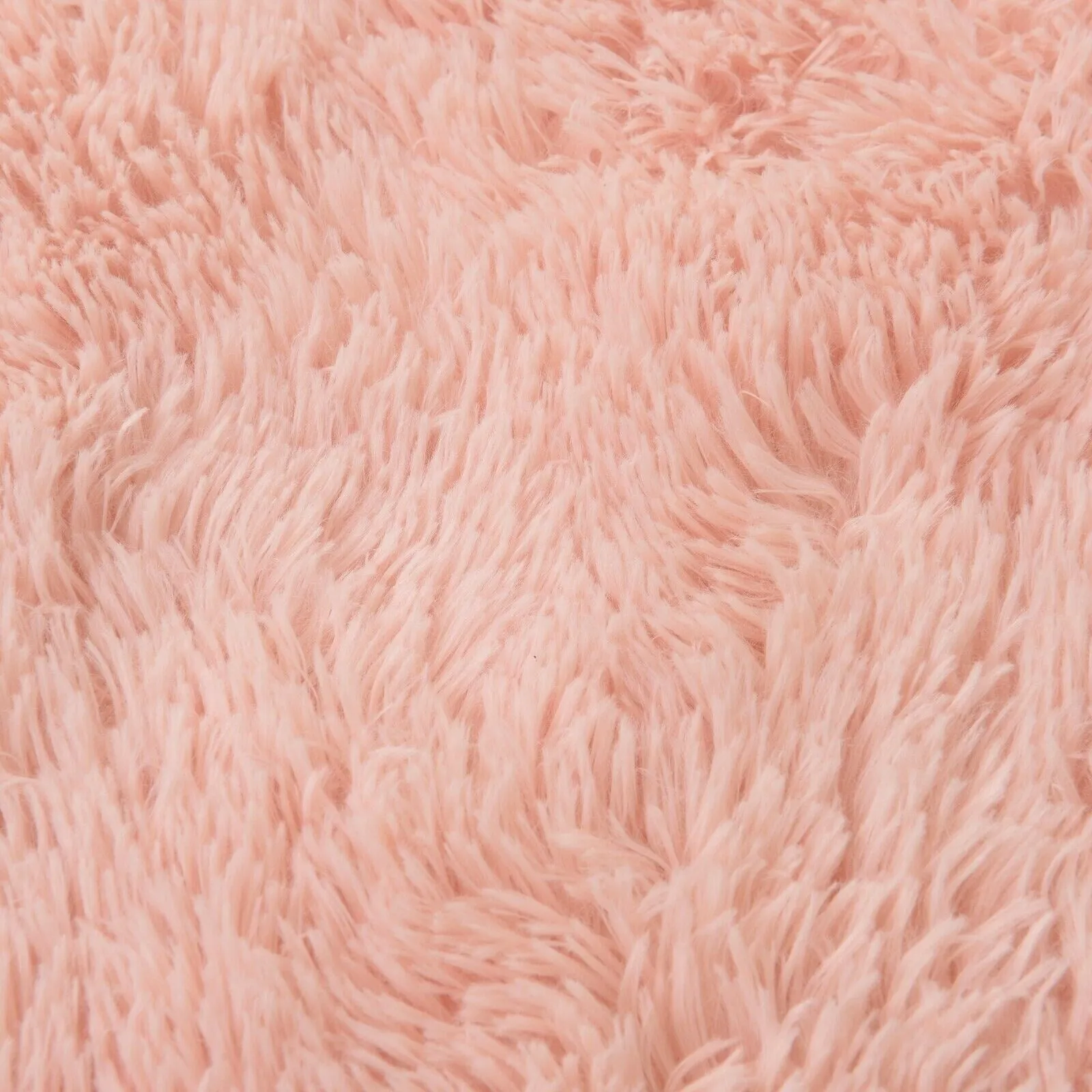 Modern Soft PV Plush Furry Area Rug - Non-Slip Fuzzy Shag - Floor Carpet for Bedroom. Living Room. Nursery - Solid Color