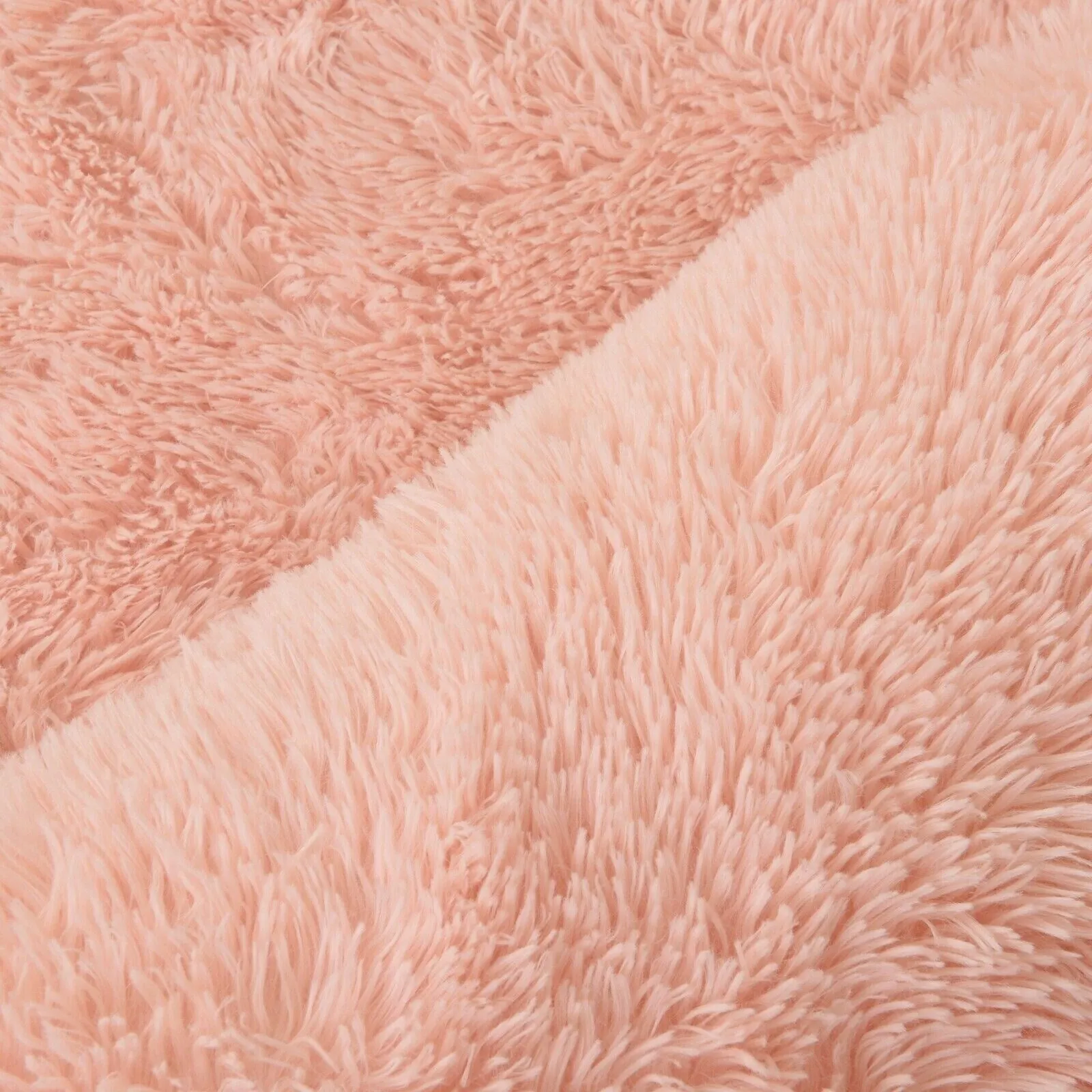 Modern Soft PV Plush Furry Area Rug - Non-Slip Fuzzy Shag - Floor Carpet for Bedroom. Living Room. Nursery - Solid Color