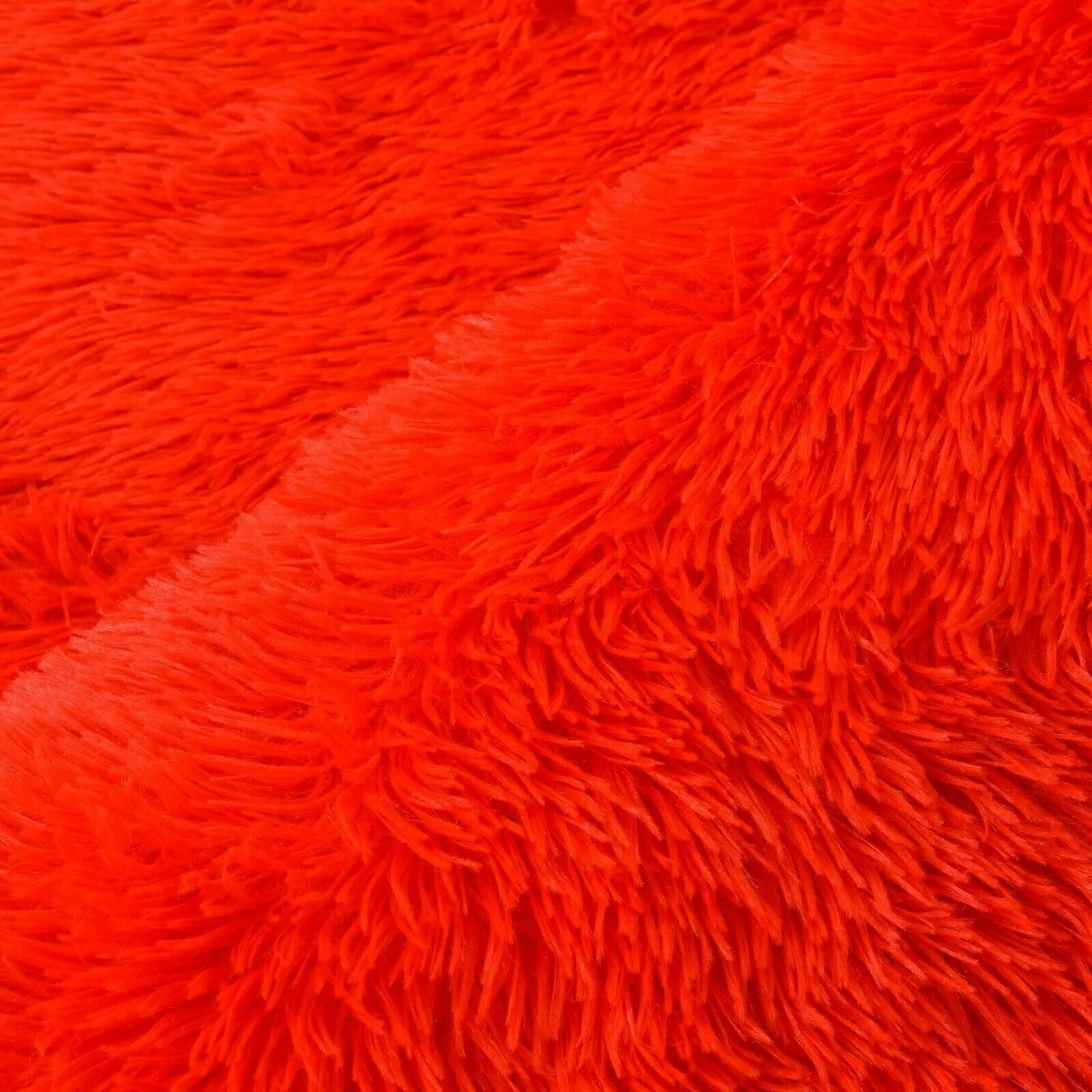 Modern Soft PV Plush Furry Area Rug - Non-Slip Fuzzy Shag - Floor Carpet for Bedroom. Living Room. Nursery - Solid Color
