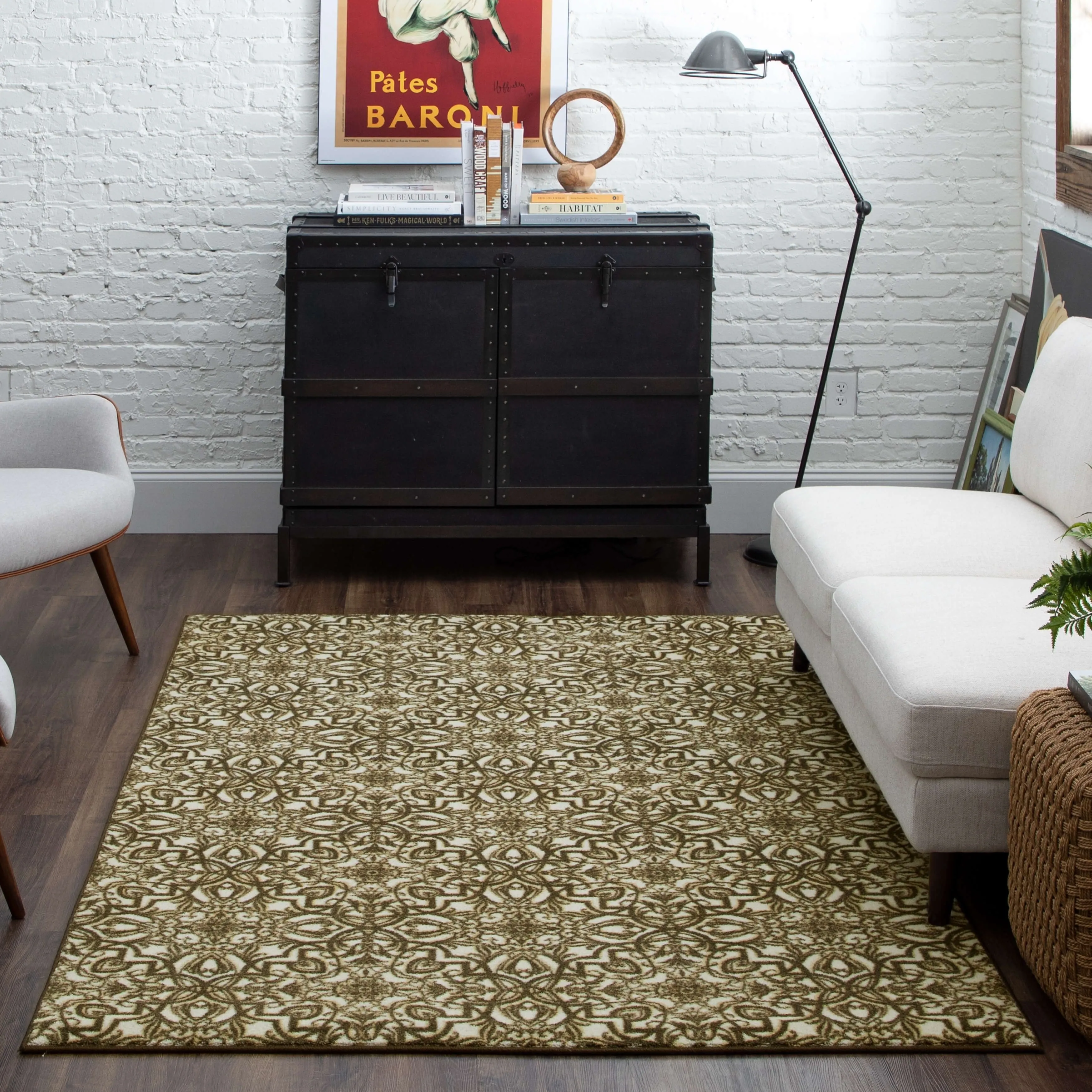 Mohawk Home Amstel Transitional Geometric Area Rug