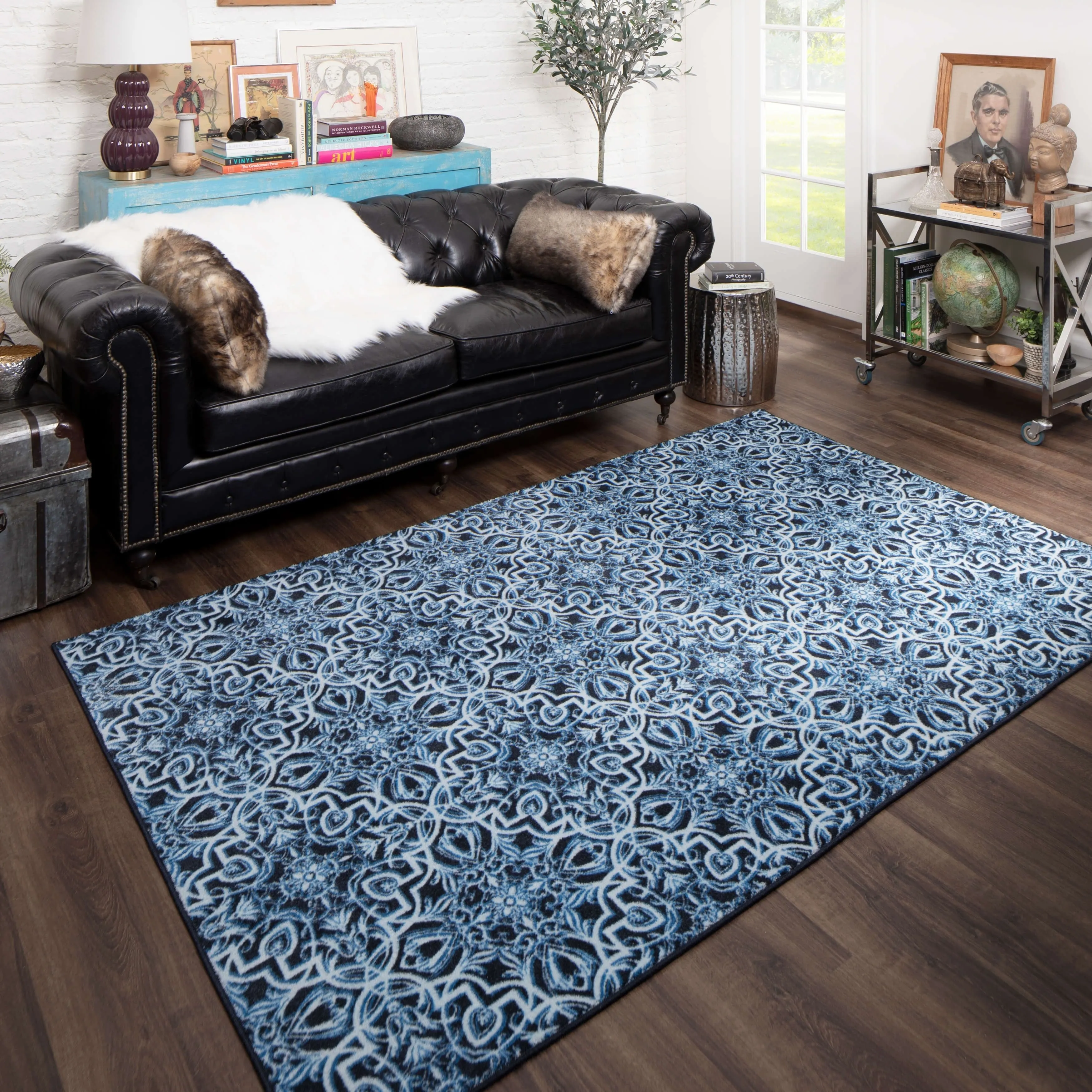 Mohawk Home Amstel Transitional Geometric Area Rug