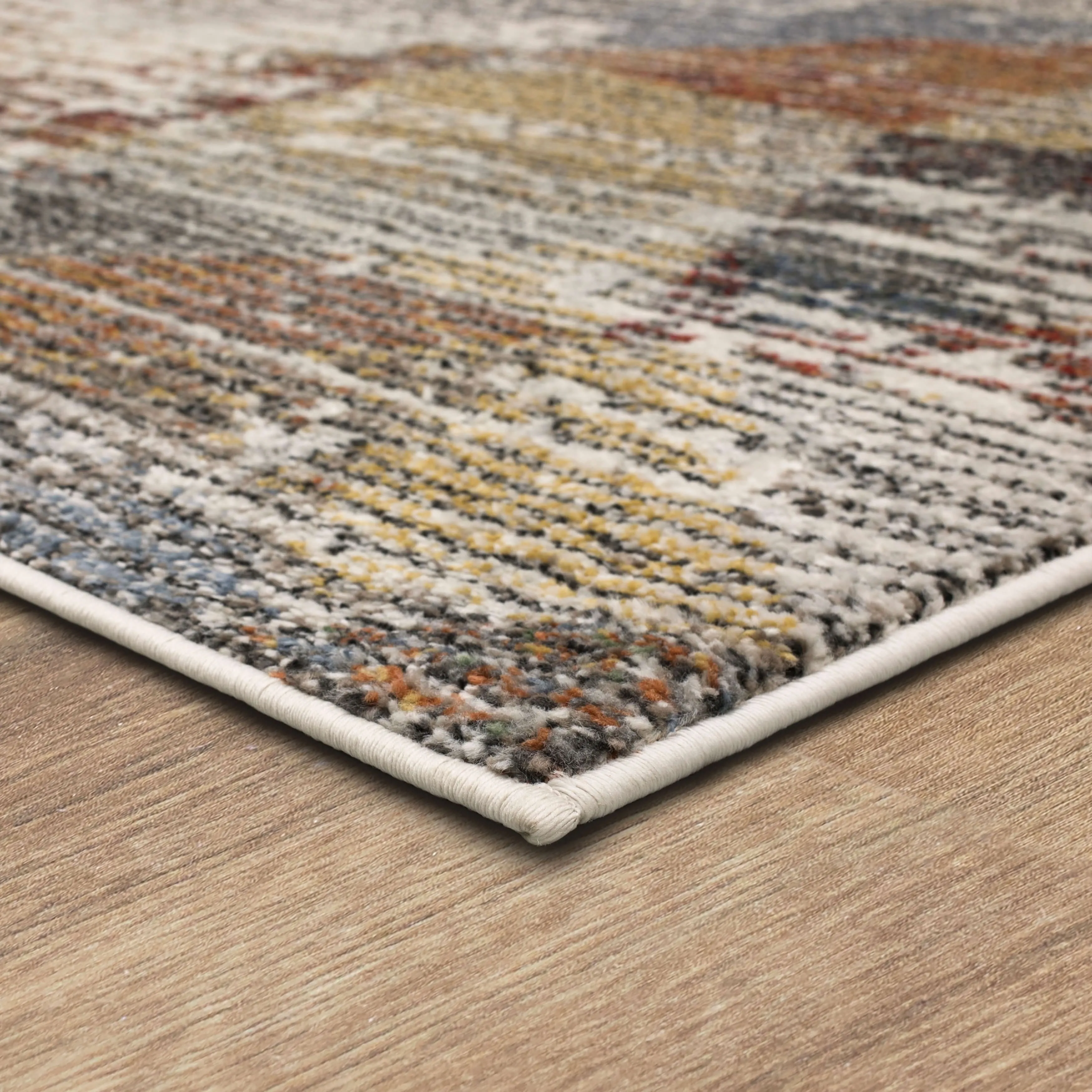 Mohawk Home Anderson Abstract Geometric Striped Contemporary Area Rug
