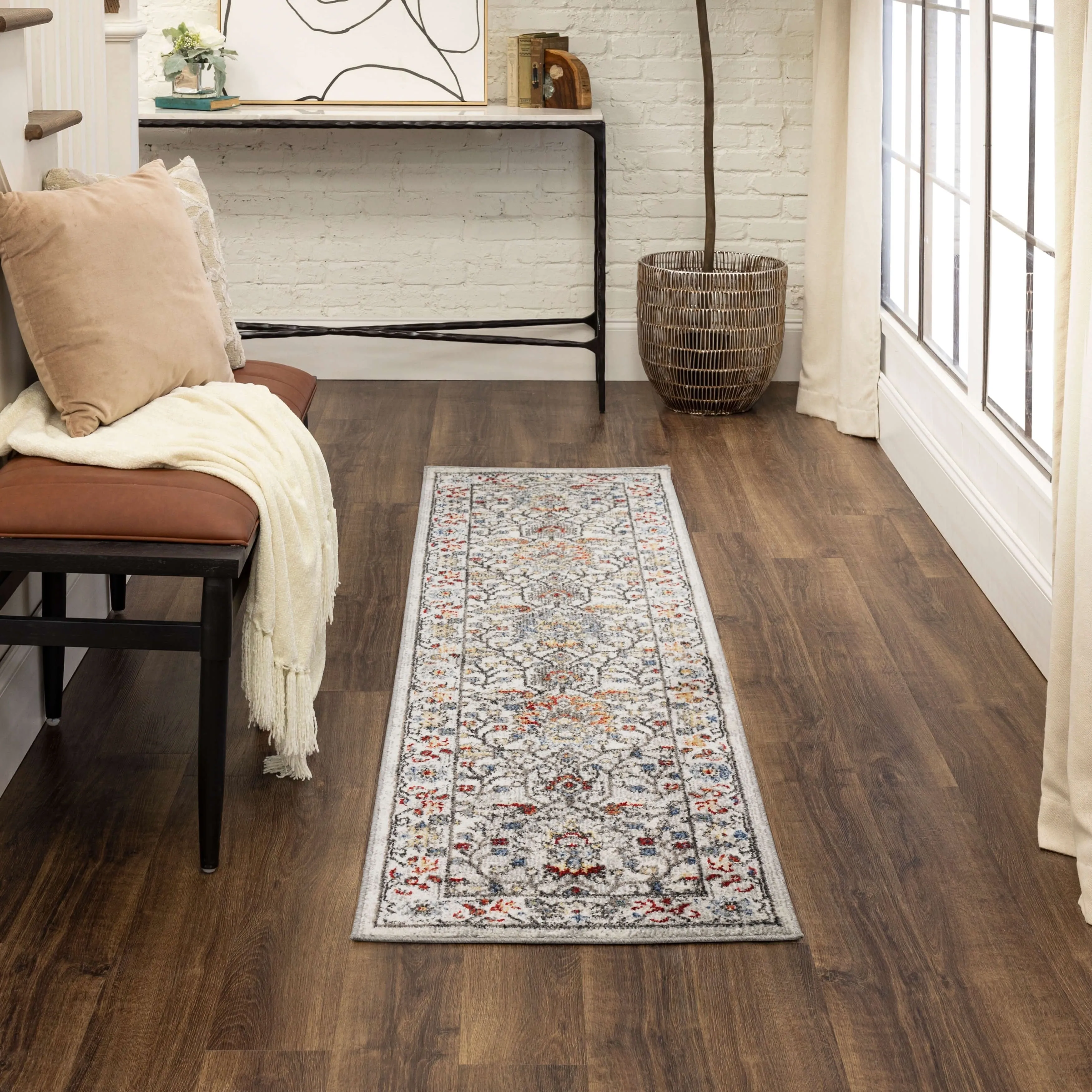 Mohawk Home Bonilla Floral Ornamental Area Rug