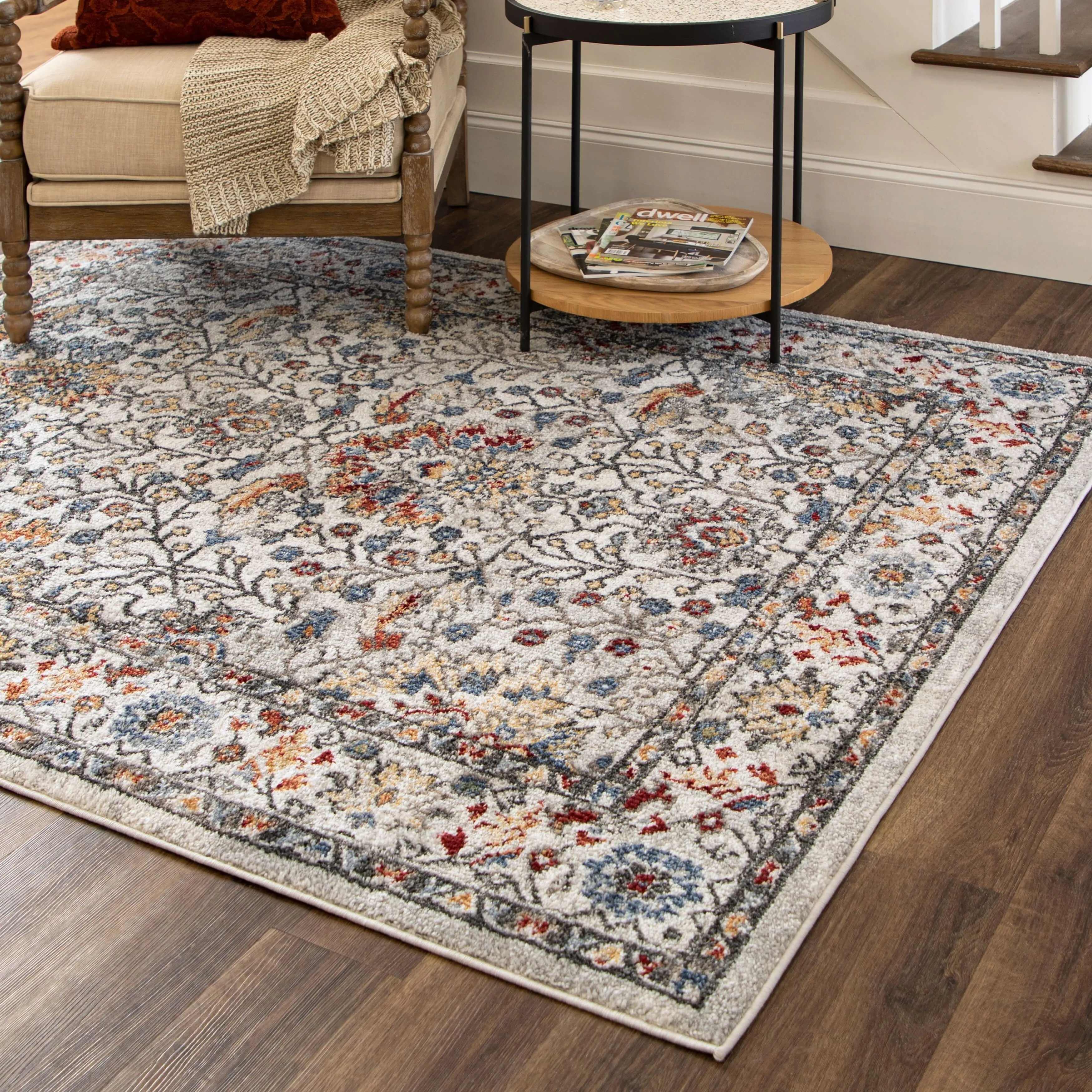 Mohawk Home Bonilla Floral Ornamental Area Rug