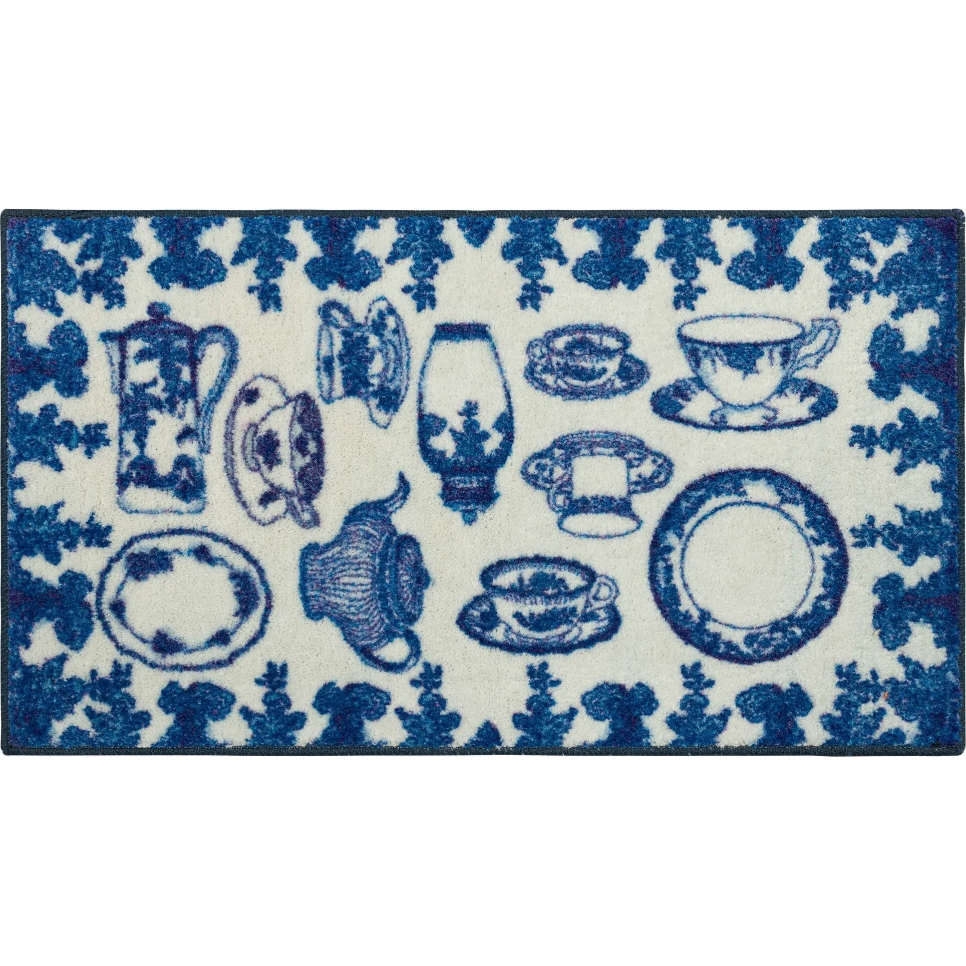Mohawk Home Delicate Blues Kitchen Mat Scatter Kitchen Mat