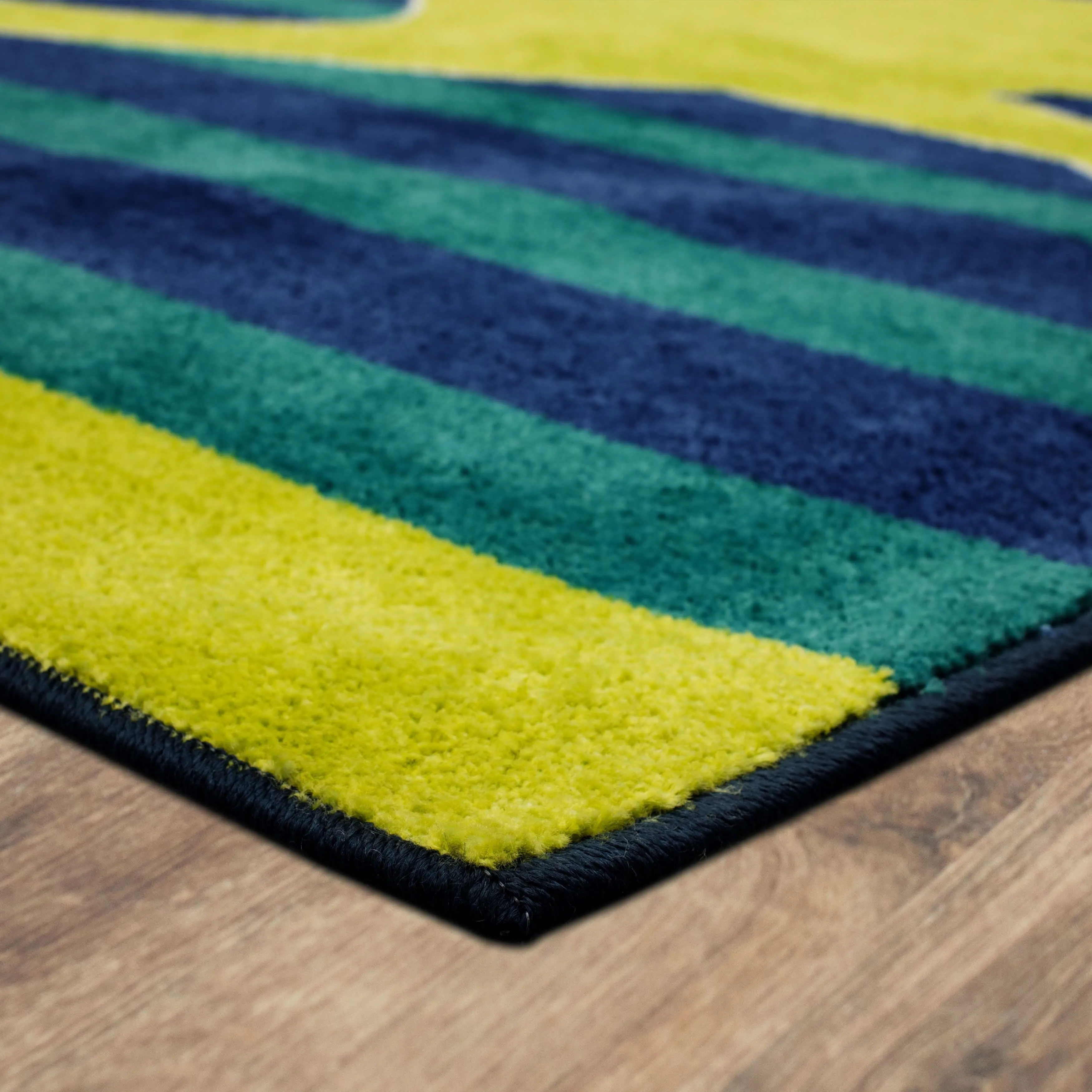 Mohawk Home Friendly Dinosaur Blue/Green Kids Area Rug