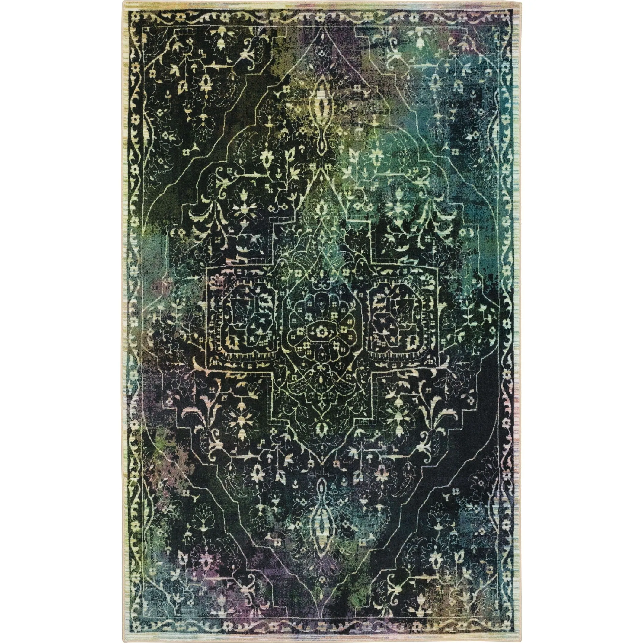 Mohawk Home Rowland Tribal Boho Abstract Medallion Area Rug