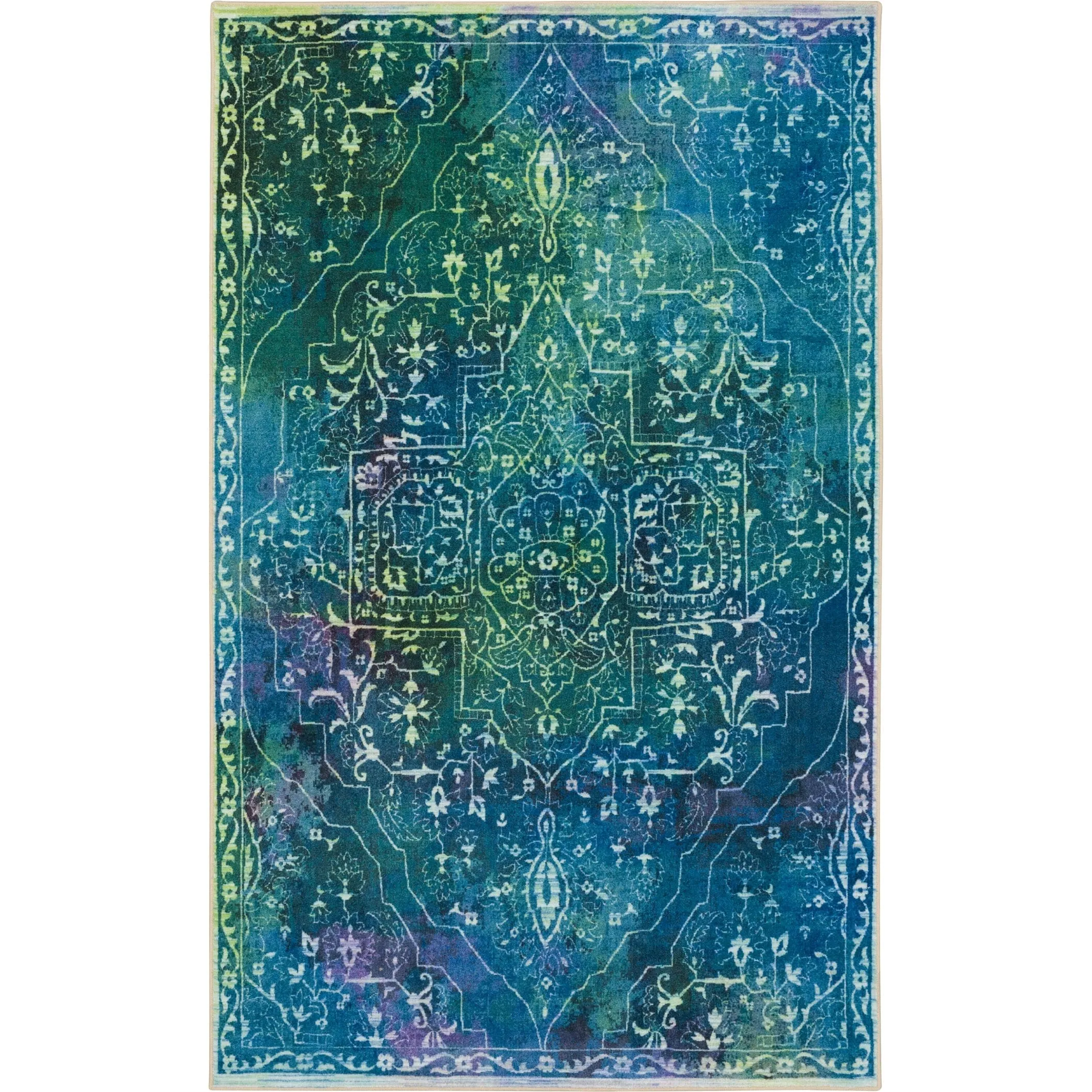 Mohawk Home Rowland Tribal Boho Abstract Medallion Area Rug