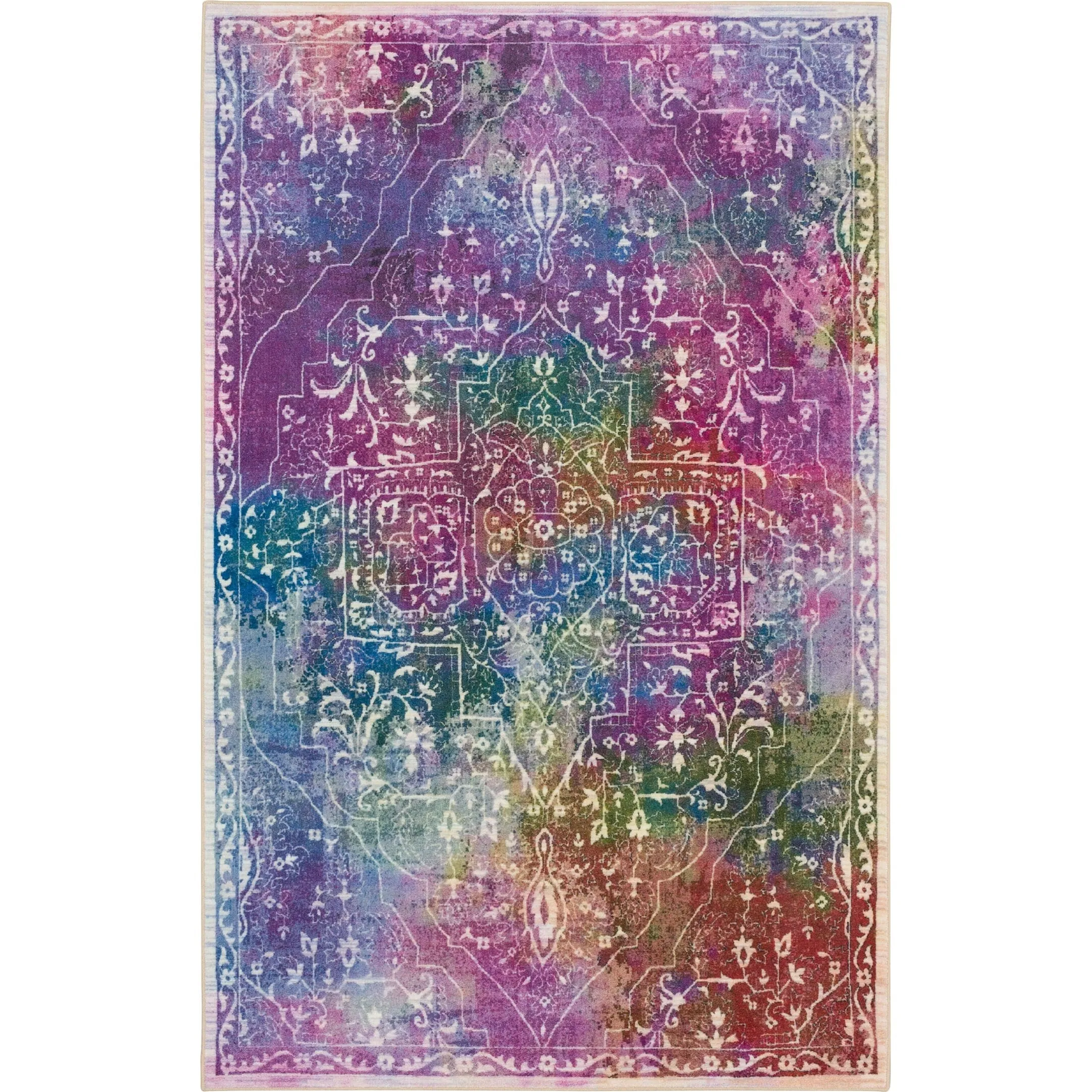 Mohawk Home Rowland Tribal Boho Abstract Medallion Area Rug