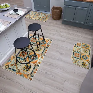Mohawk Home Watercolor Tiles Accent Kitchen Mat