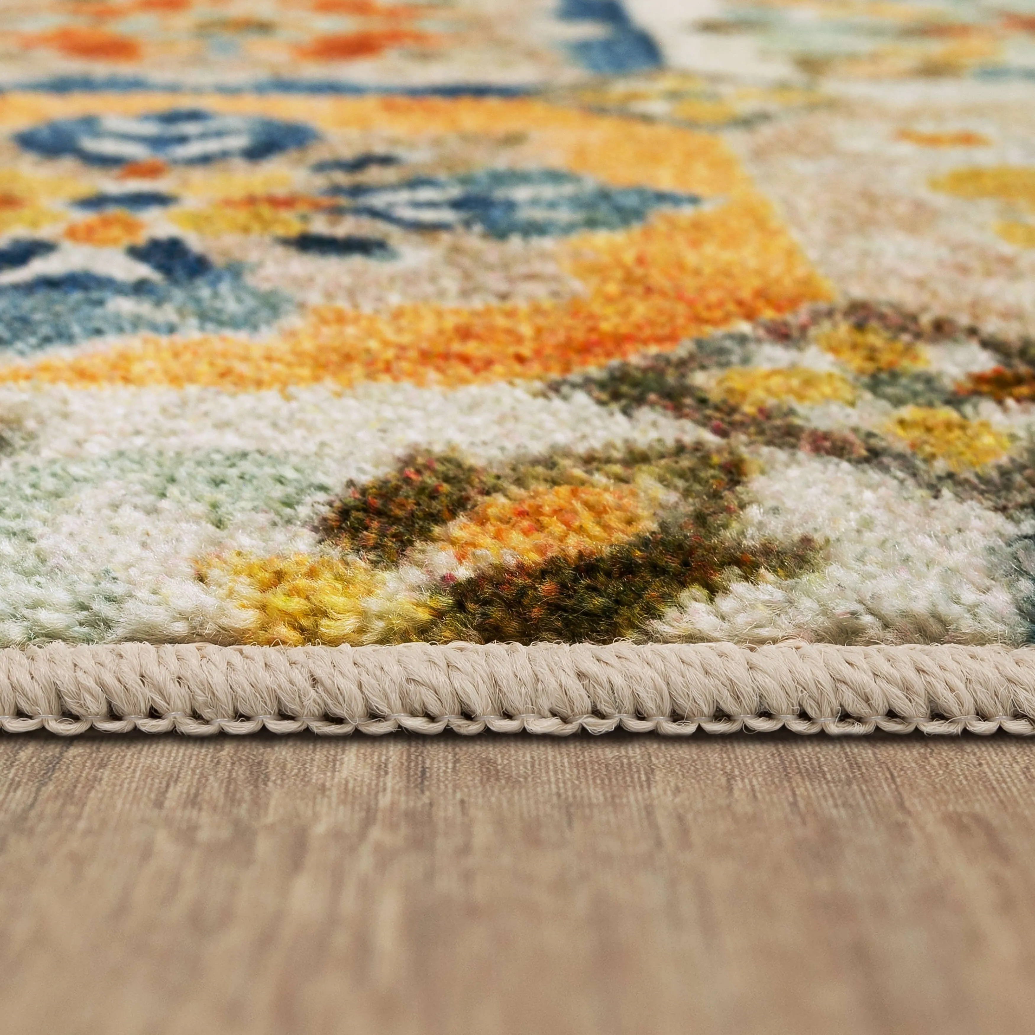 Mohawk Home Watercolor Tiles Accent Kitchen Mat