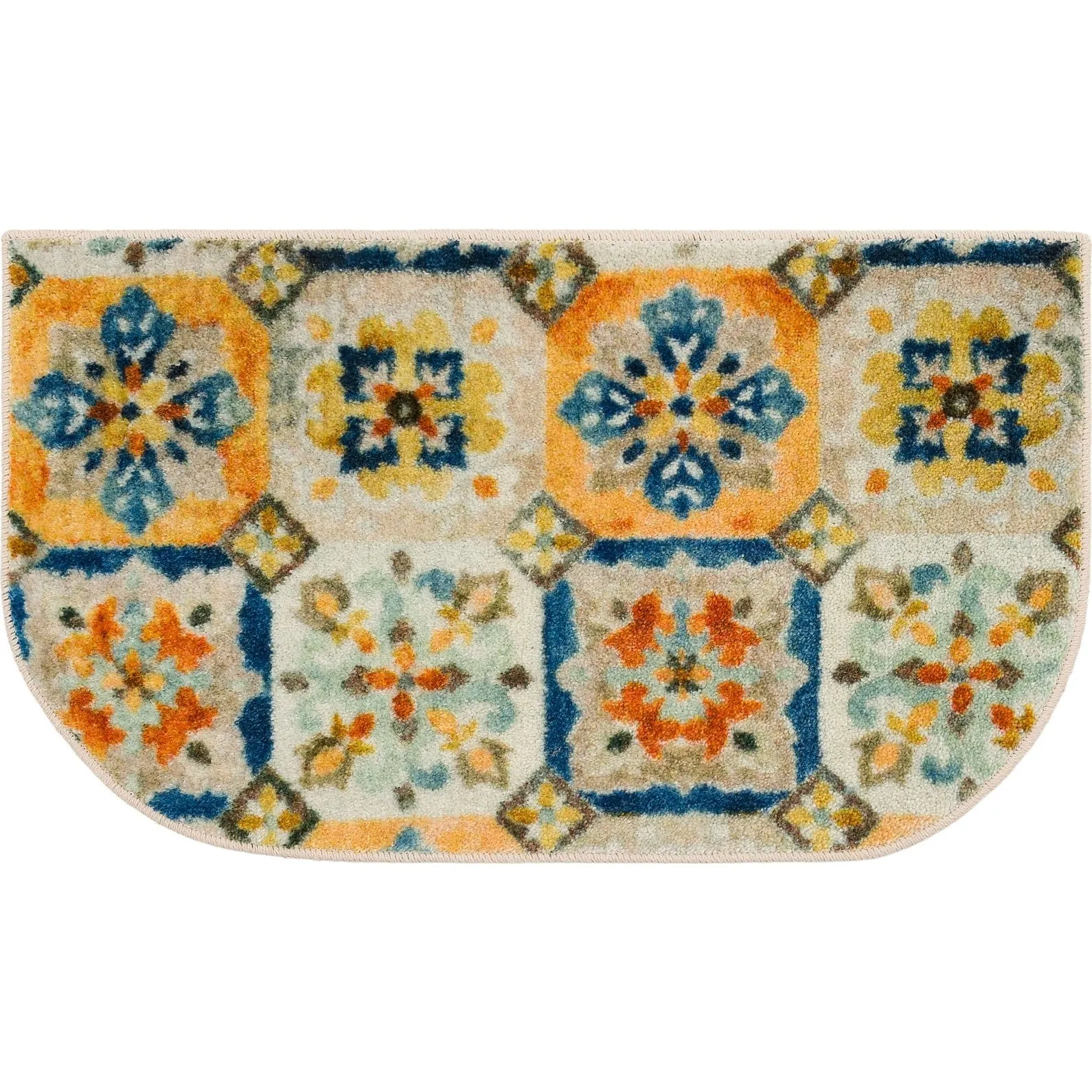 Mohawk Home Watercolor Tiles Accent Kitchen Mat