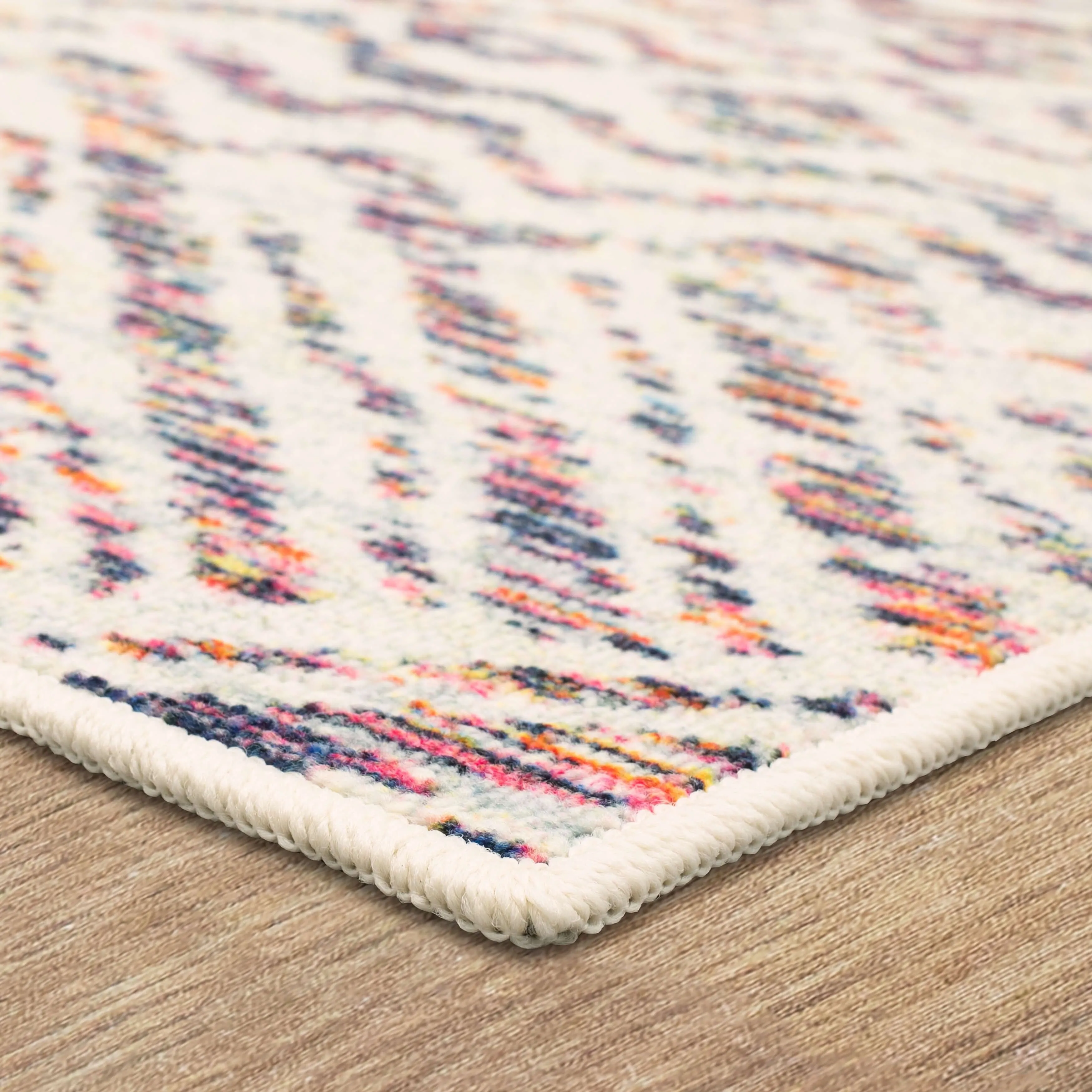 Mohawk Home Zig Zag Tribal Stripe Area Rug