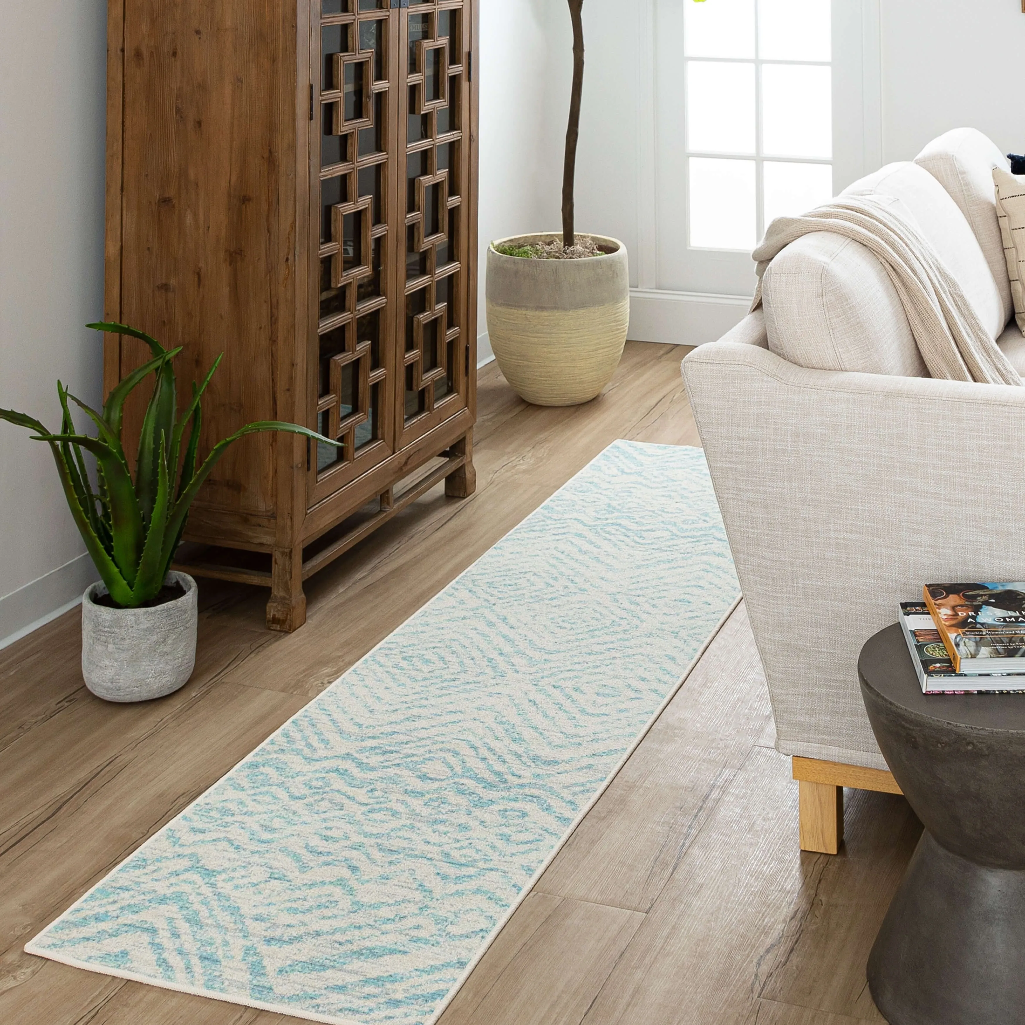 Mohawk Home Zig Zag Tribal Stripe Area Rug