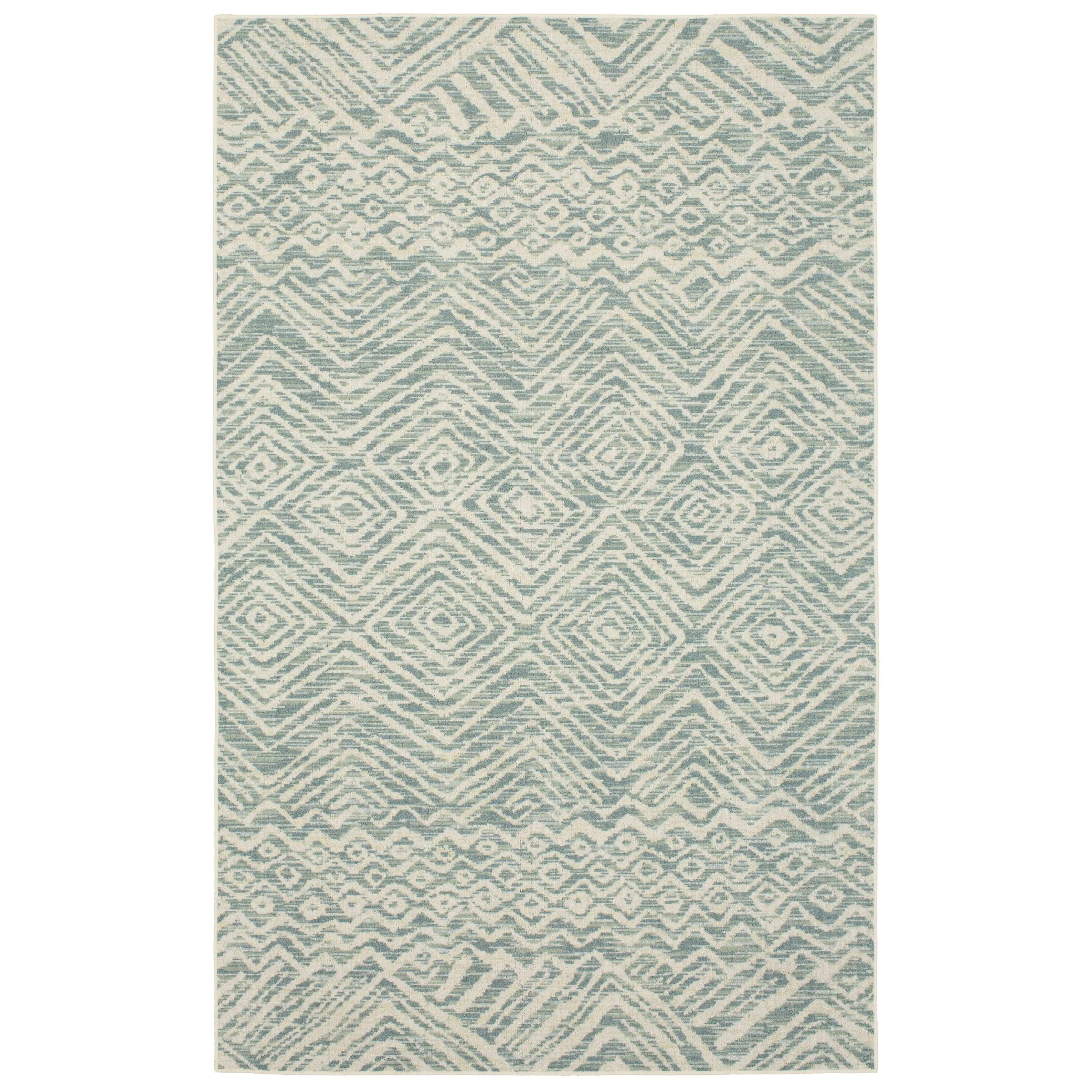 Mohawk Home Zig Zag Tribal Stripe Area Rug