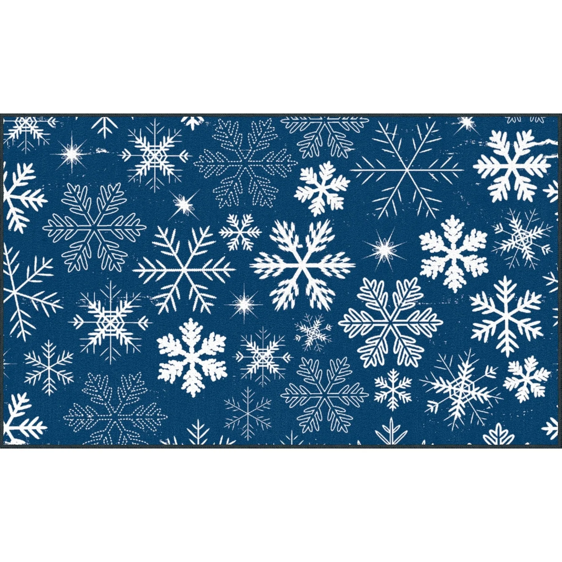 Mohawk Prismatic Snowflakes Kitchen Mat