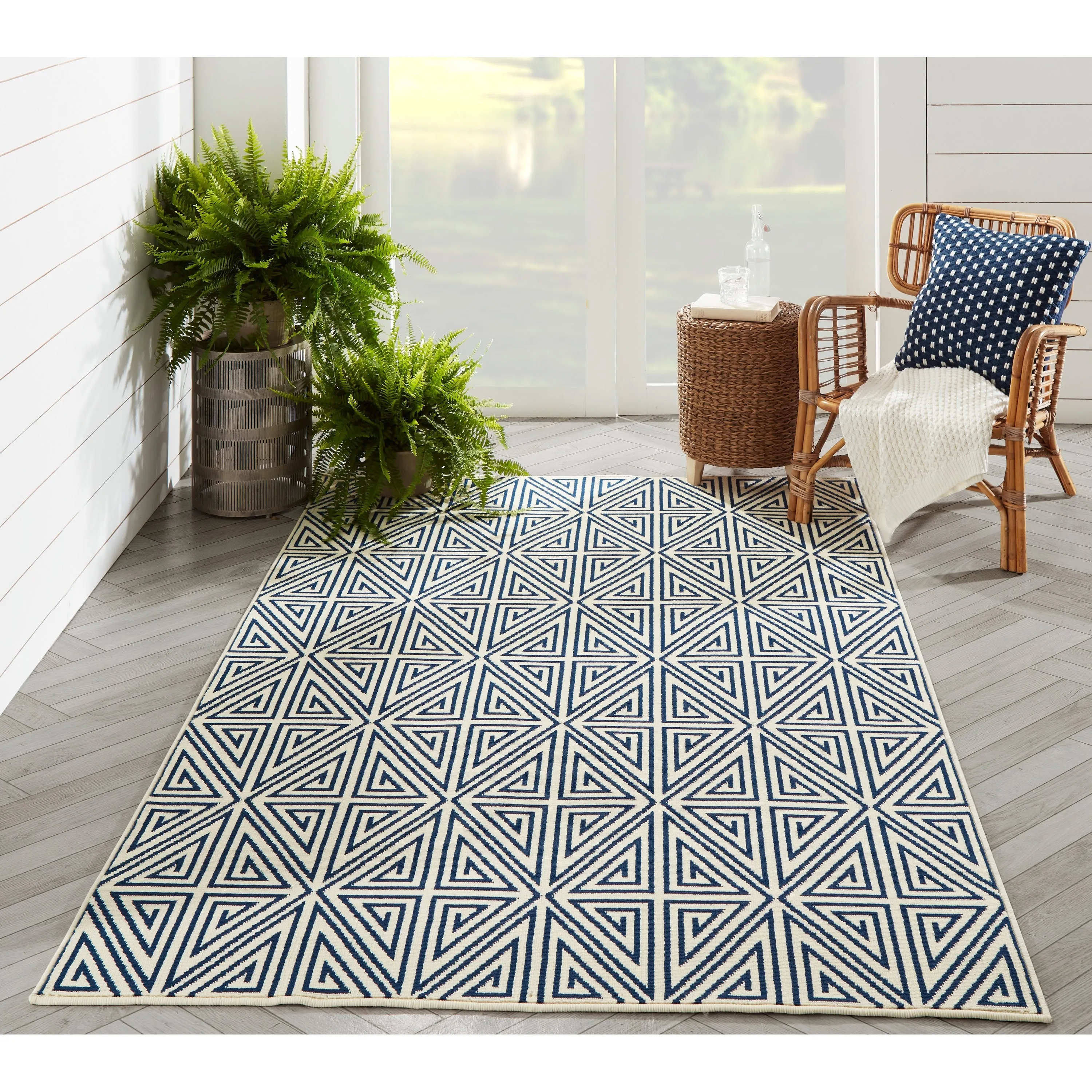 Momeni Baja Diamonds Indoor Outdoor Rug