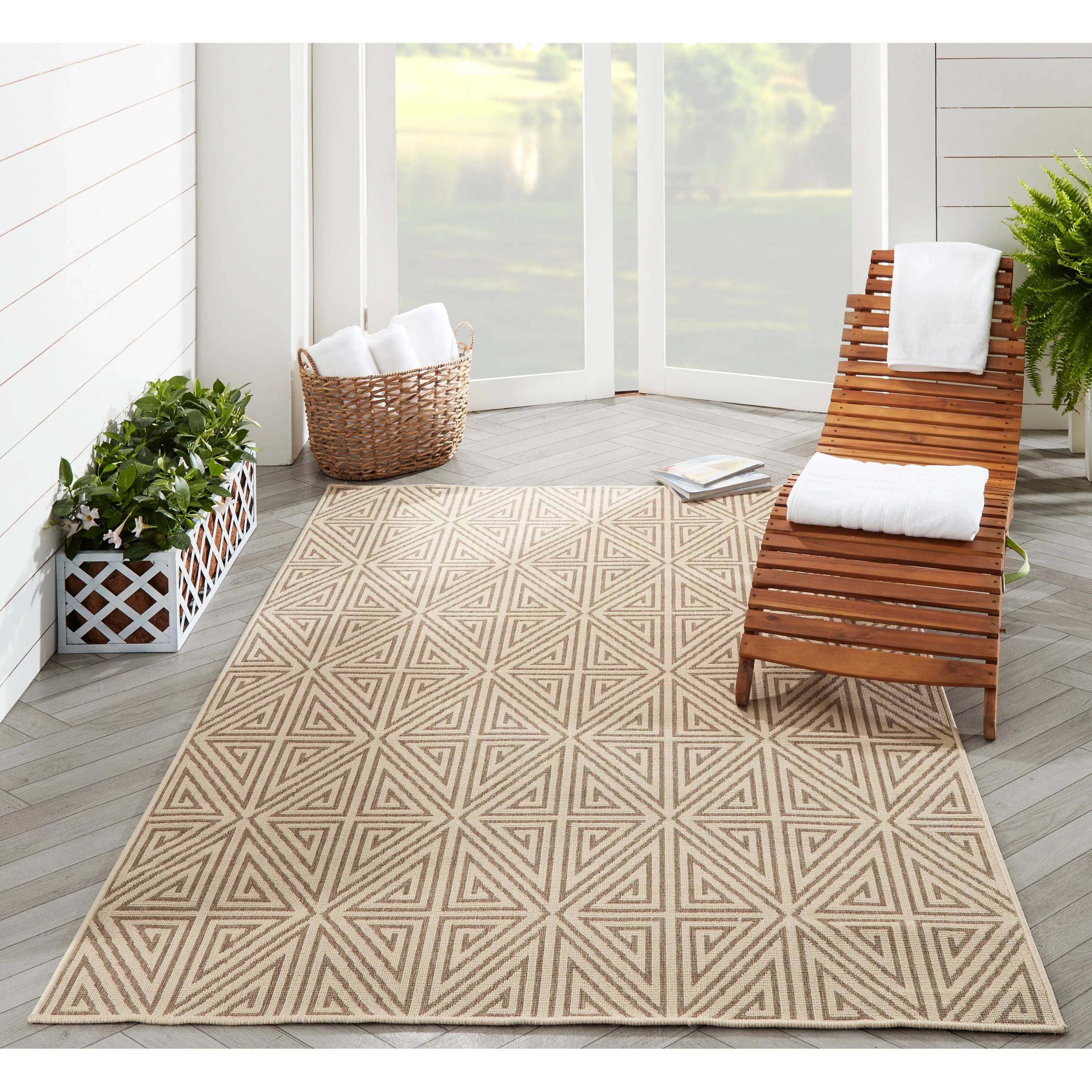 Momeni Baja Diamonds Indoor Outdoor Rug