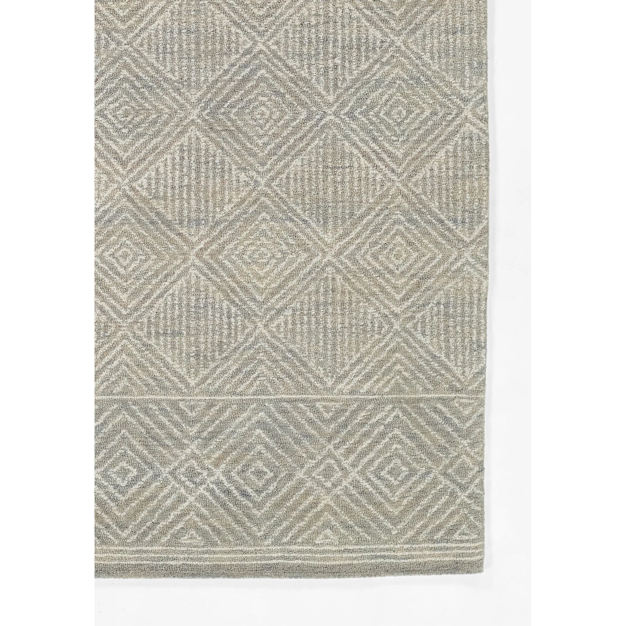 Momeni Mallorca Geometric Hand-hooked Wool Area Rug