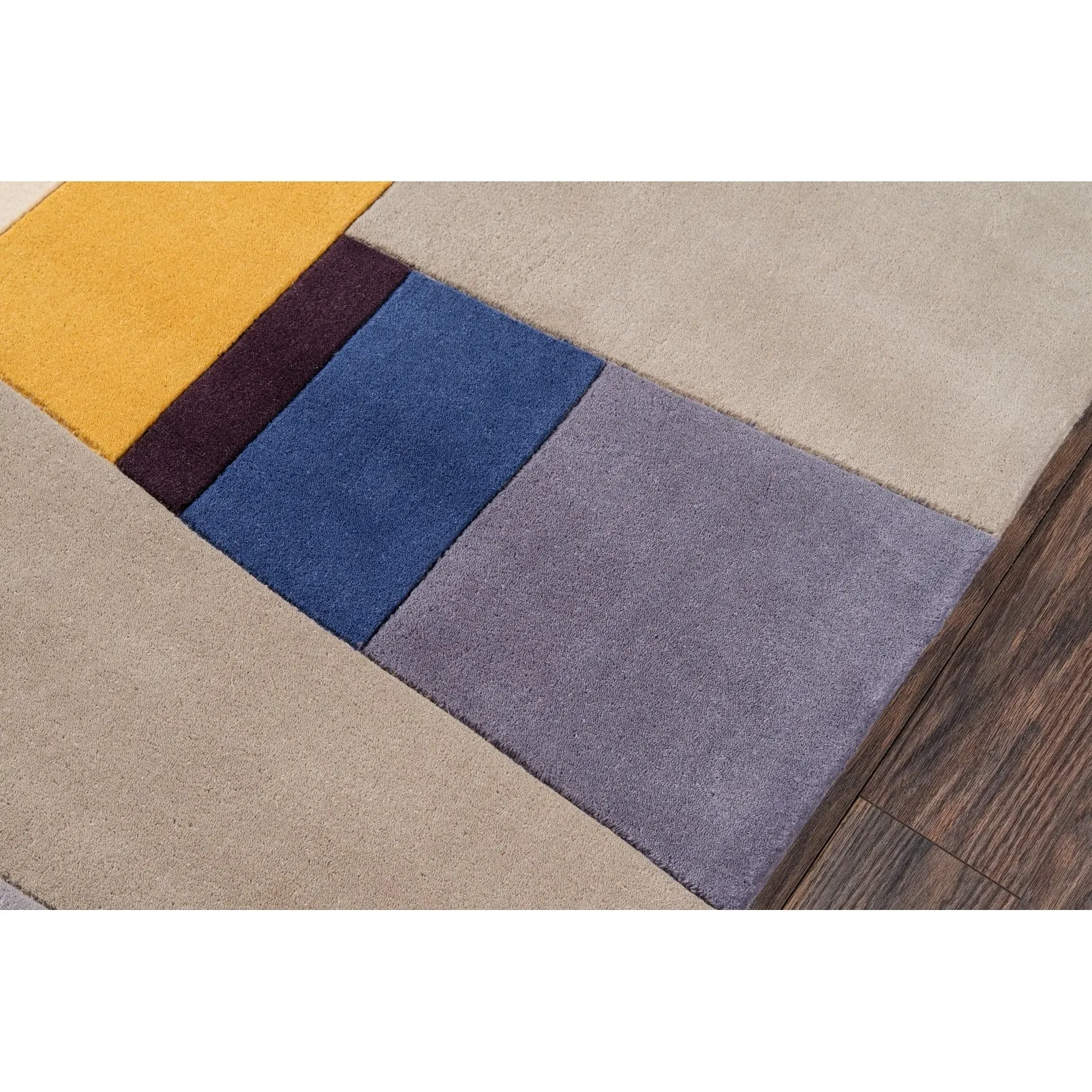 Momeni New Wave Hand Tufted New Zealand Wool Contemporary Abstract Area Rug