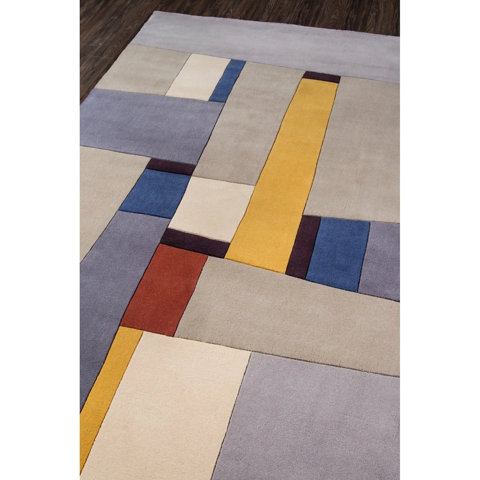 Momeni New Wave Hand Tufted New Zealand Wool Contemporary Abstract Area Rug