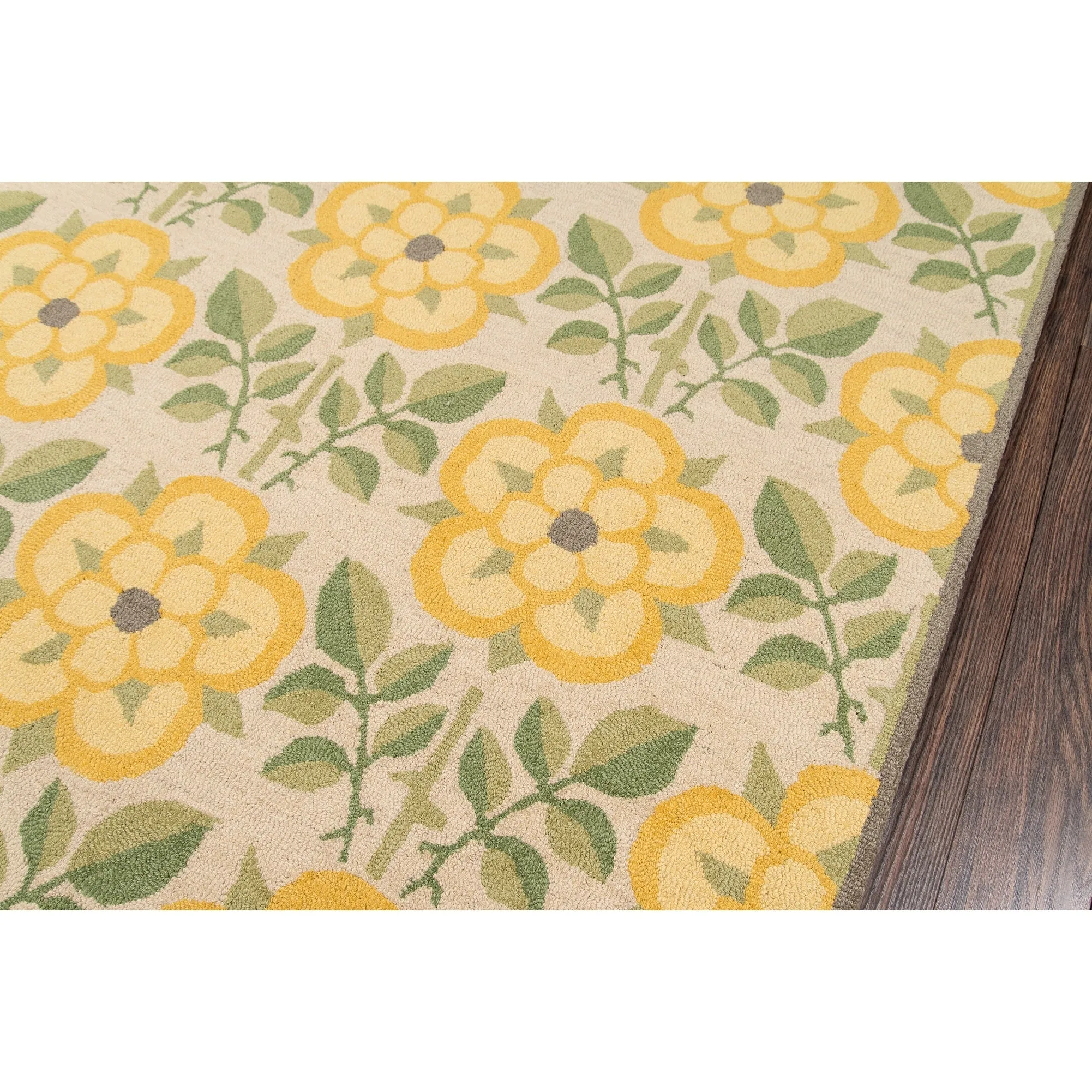 Momeni Newport Hand Tufted Wool Contemporary Floral Area Rug